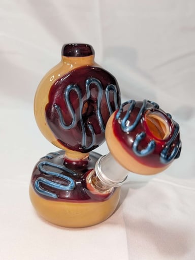 Preview pic of KGB Glass 2014 Double Donut dab rig