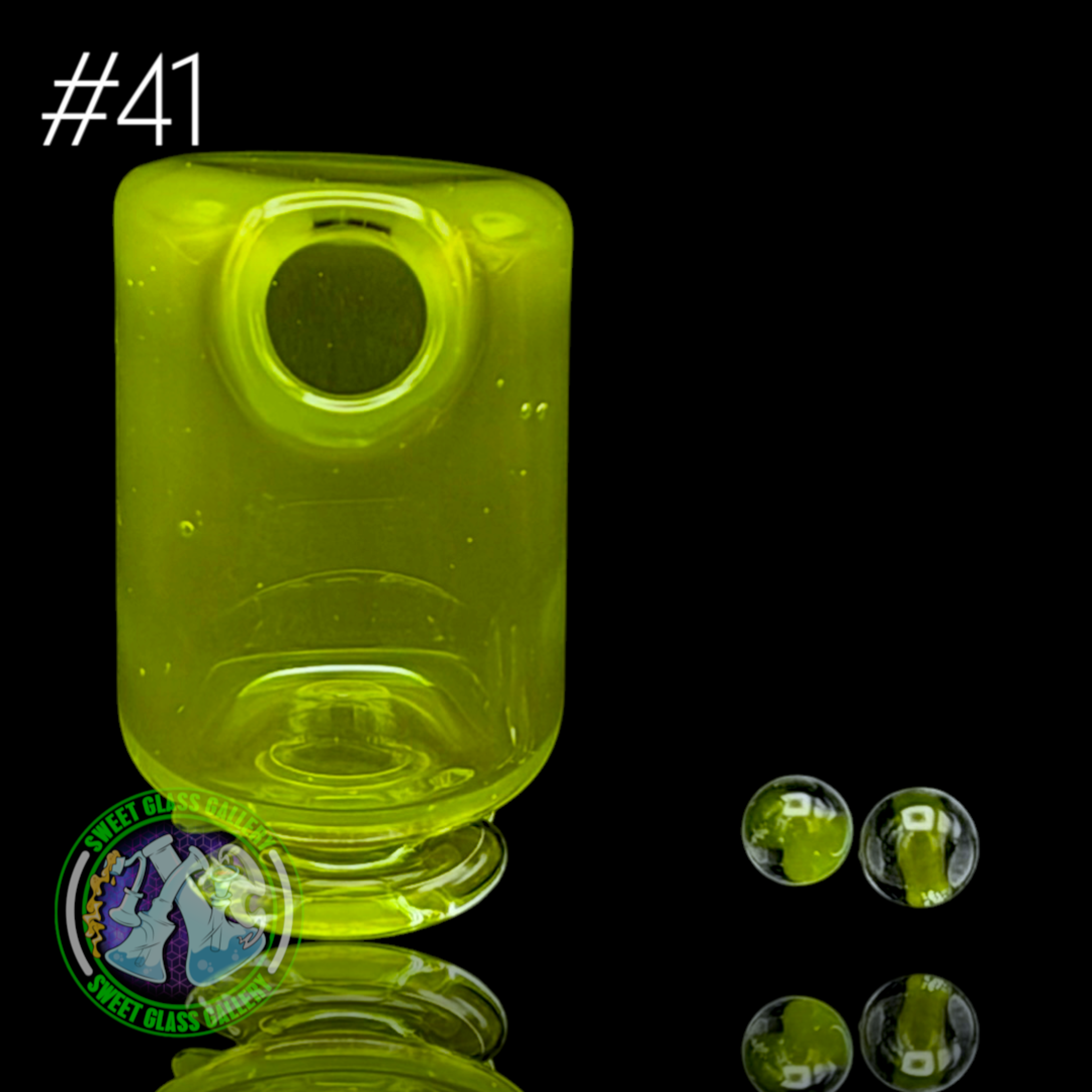 Preview pic of Kizmit Glass - Puffco Pivot Top #41 - Ghosted Timber