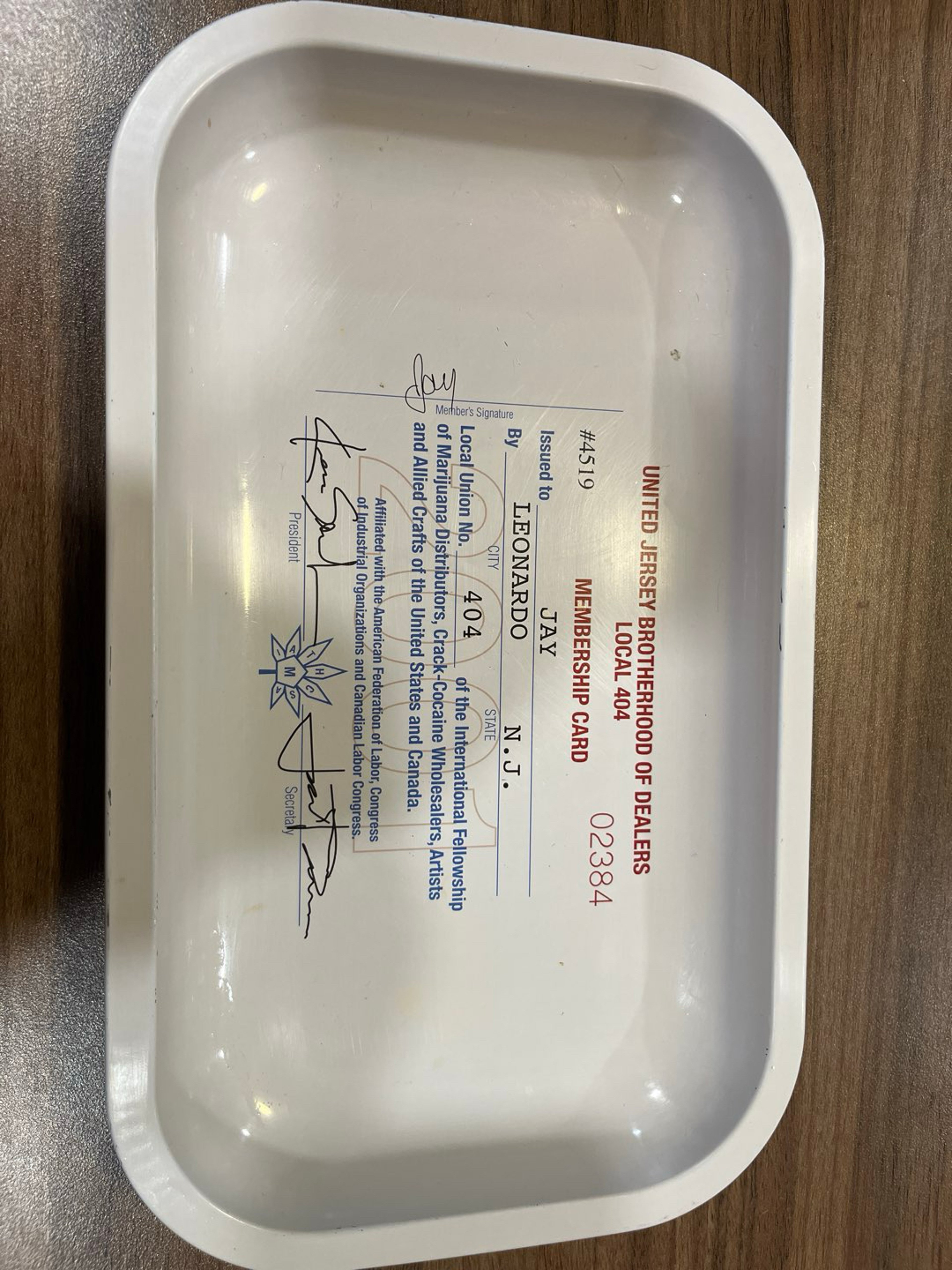 Tray image 0