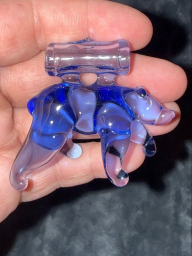 Preview pic of White Monkey Grizzly Pendant