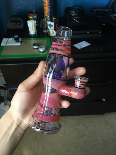 Preview pic of Bluegrass glass lamp