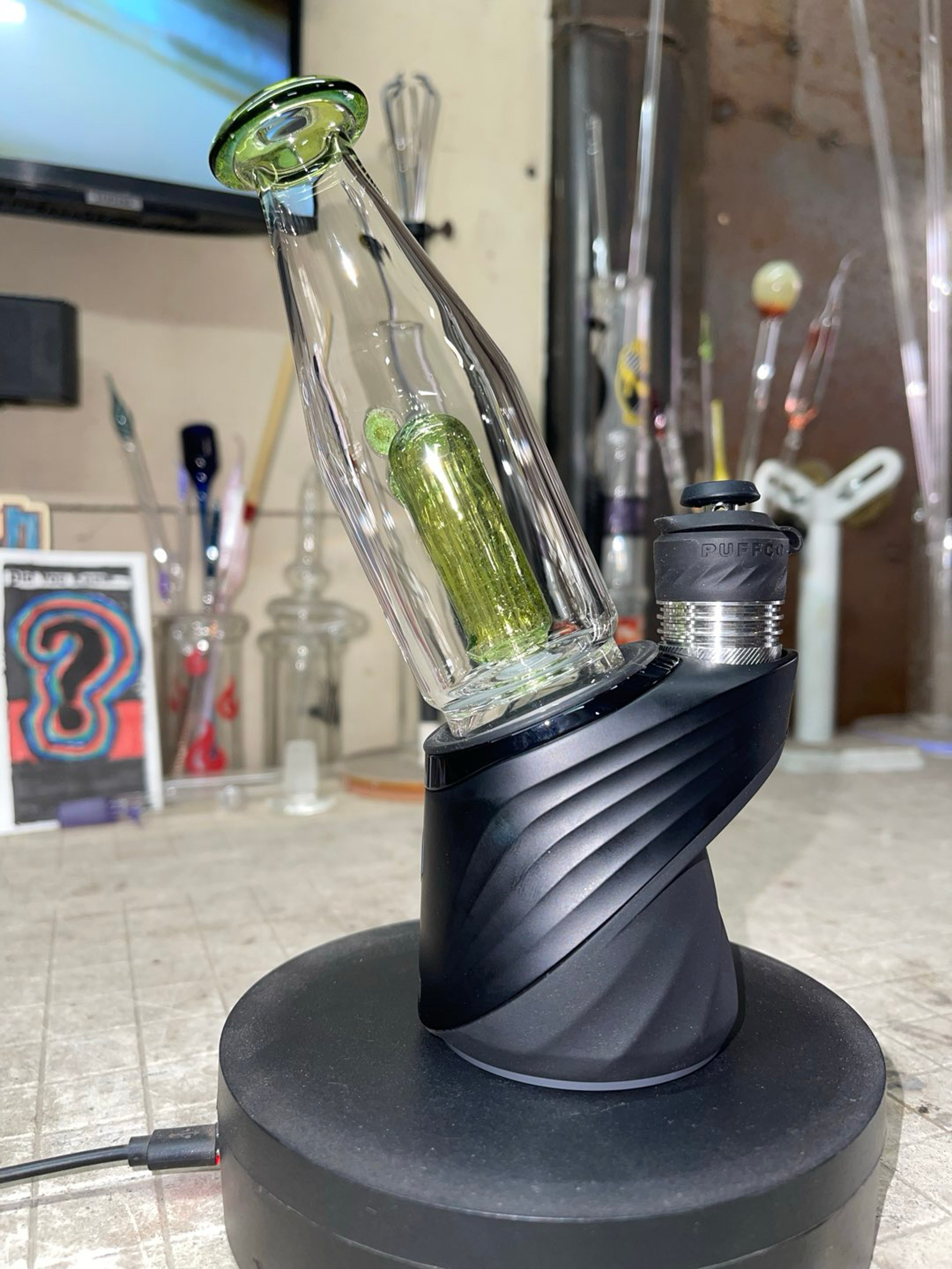 Sour apple color (device not included) 2 holes perc image 0