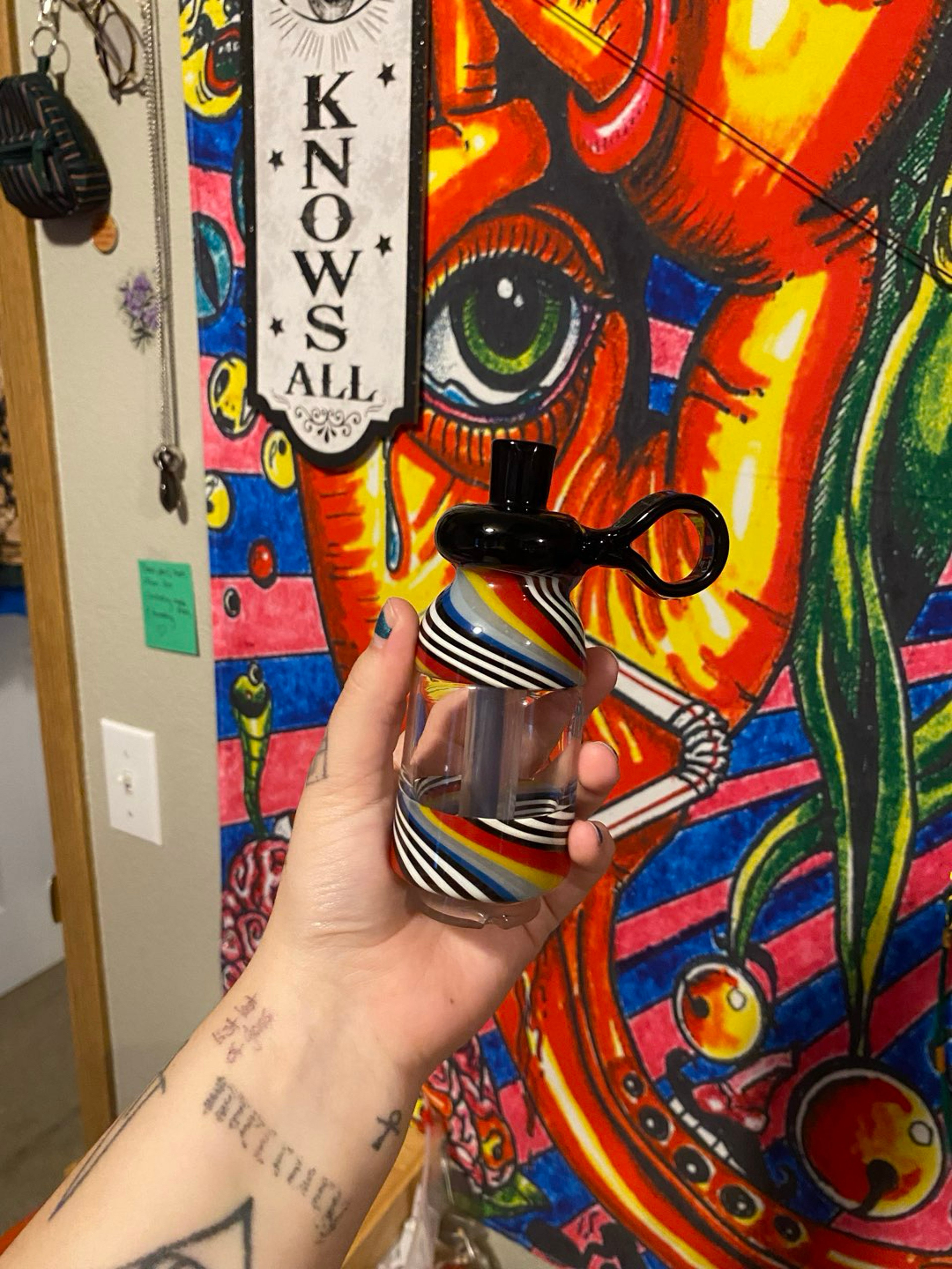 Preview pic of focus v carta colorful bottle glass top