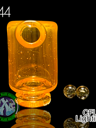 Preview pic of Kizmit Glass - Puffco Pivot Top #44 - Citrus (CFL)