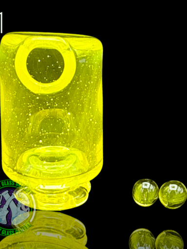 Preview pic of Kizmit Glass - Puffco Pivot Top #1 - Haunted Lemonade