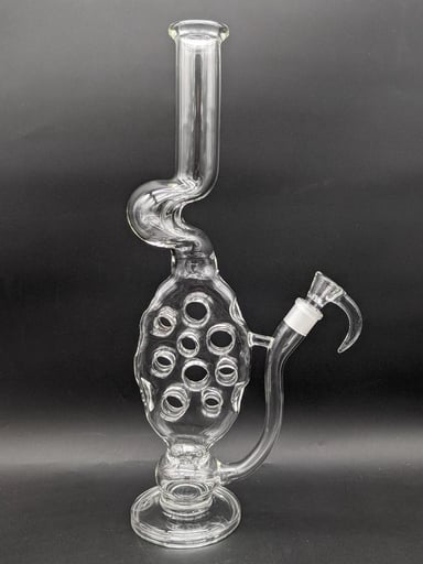 Preview pic of GREEK GLASS 18" SWISS TUBE 2.0 - SIDE FEEDER