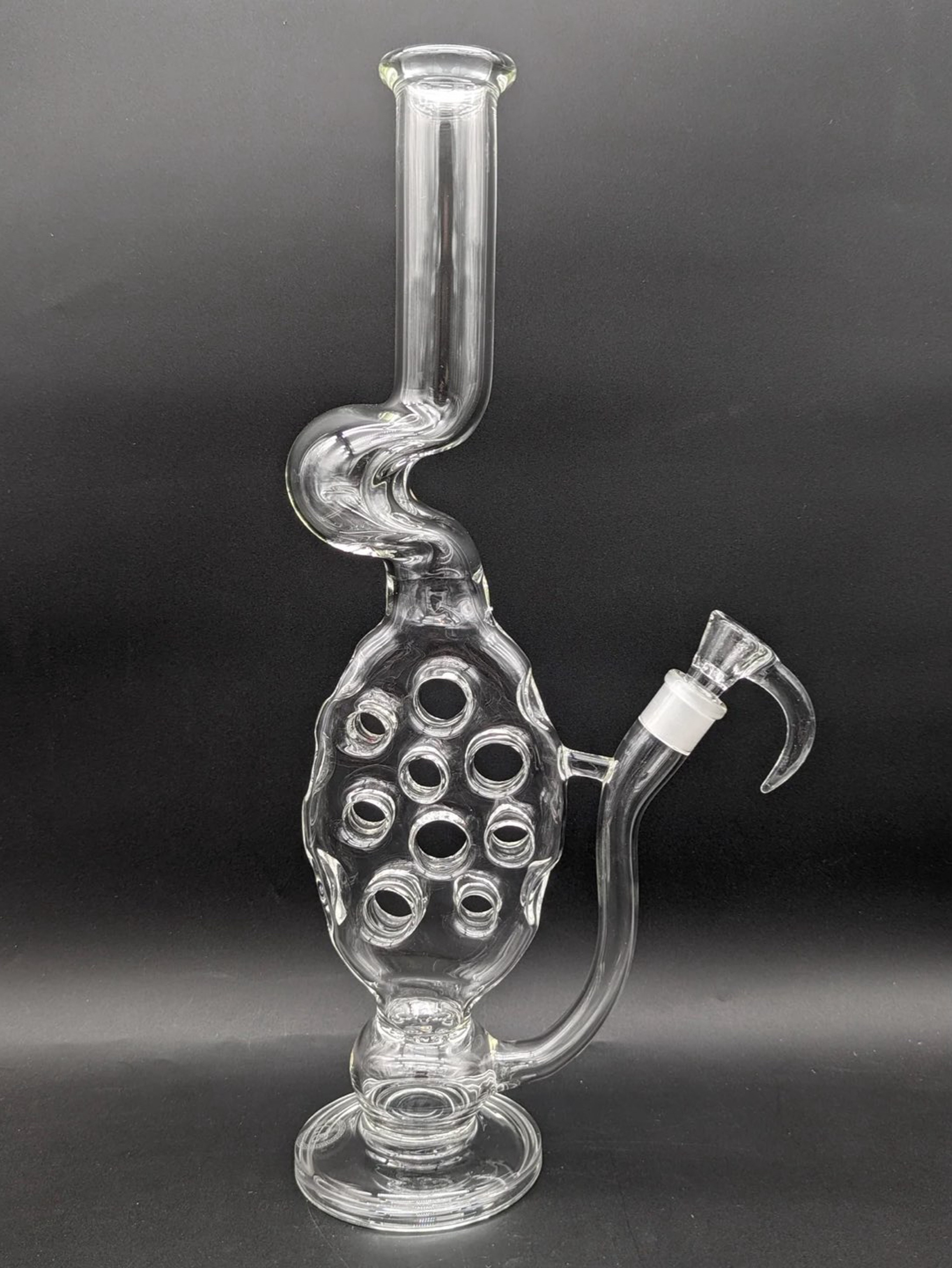 Preview pic of GREEK GLASS 18" SWISS TUBE 2.0 - SIDE FEEDER