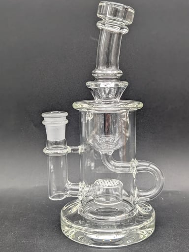 Preview pic of GREEK GLASS 7.5" KLEIN RECYCLER RIG