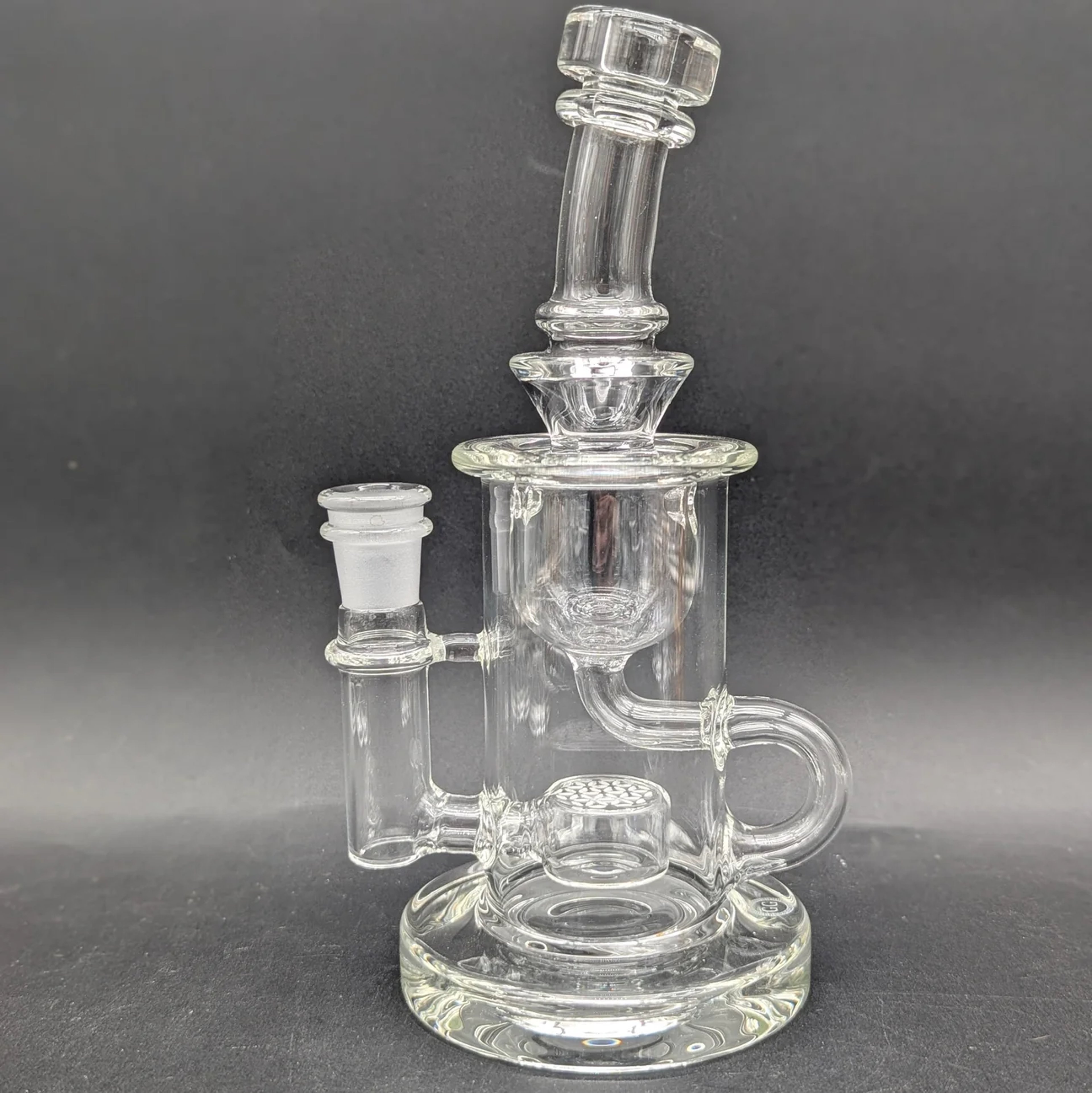 Preview pic of GREEK GLASS 7.5" KLEIN RECYCLER RIG