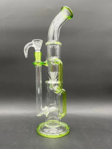 Preview pic of GREEK GLASS 16.5" RECYCLER 2.0 BONG