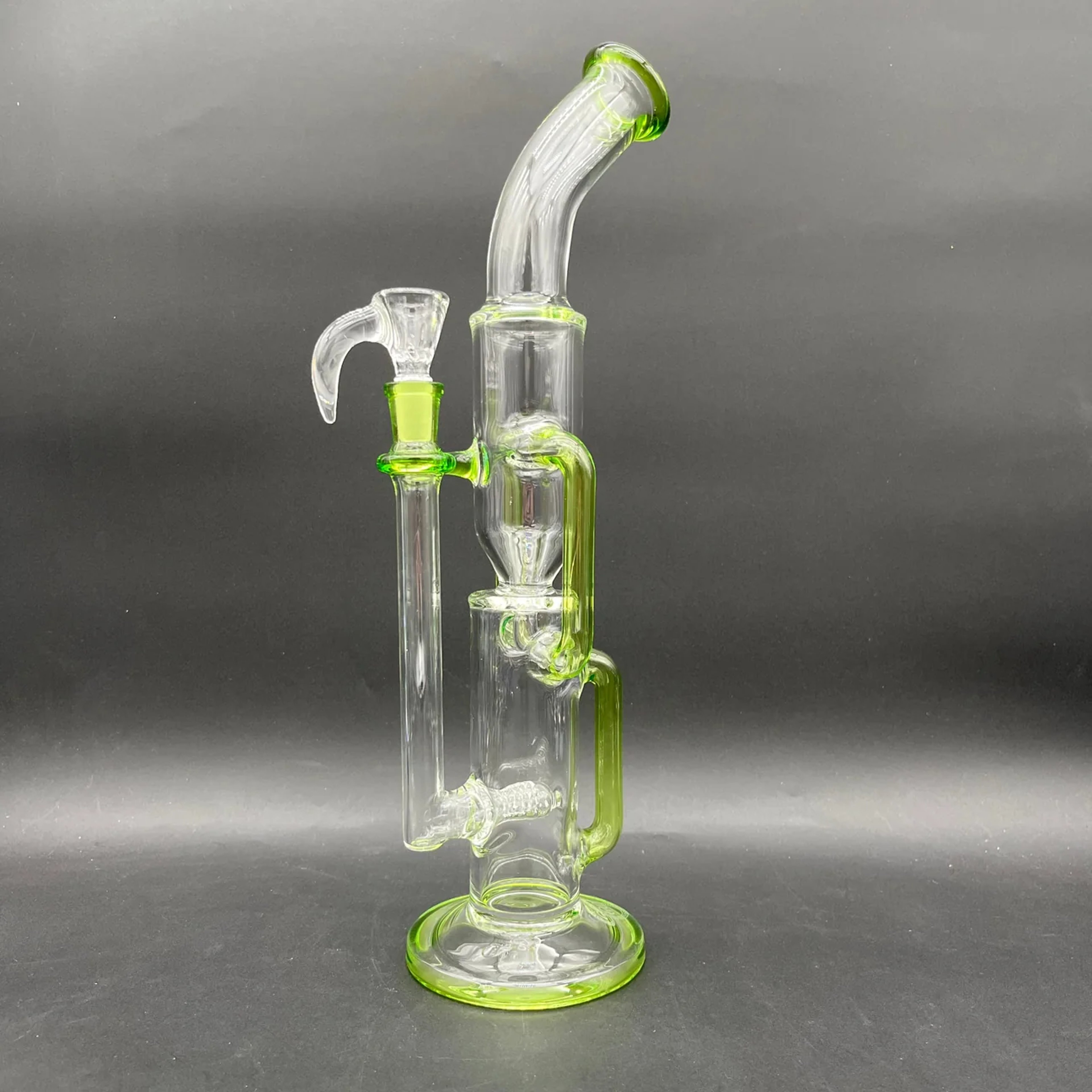 Preview pic of GREEK GLASS 16.5" RECYCLER 2.0 BONG