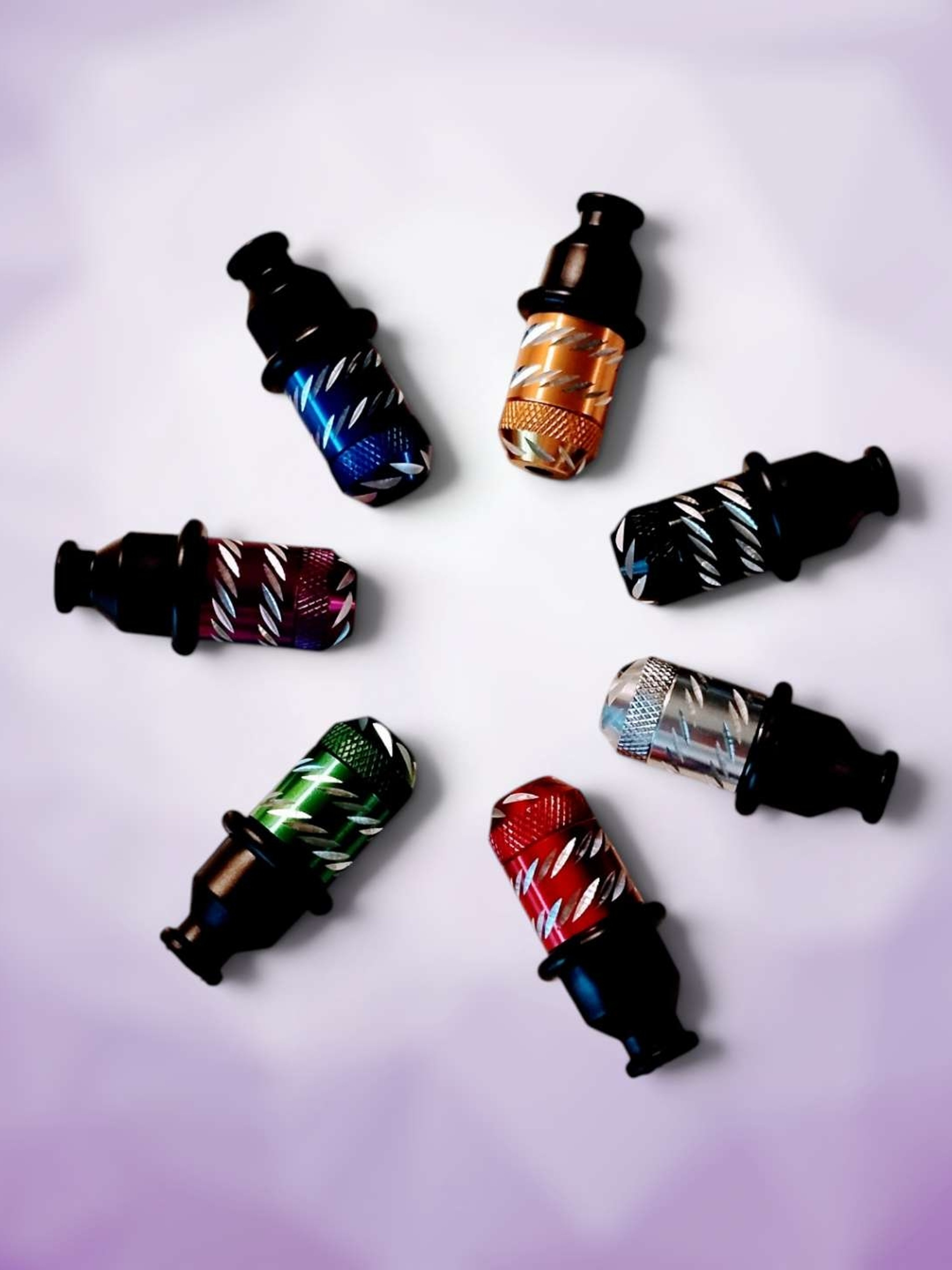 Preview pic of 7 pcs Bundle Sneak-a-Toke Diamond Cut Pipe with Soft Mouthpiece & Cap