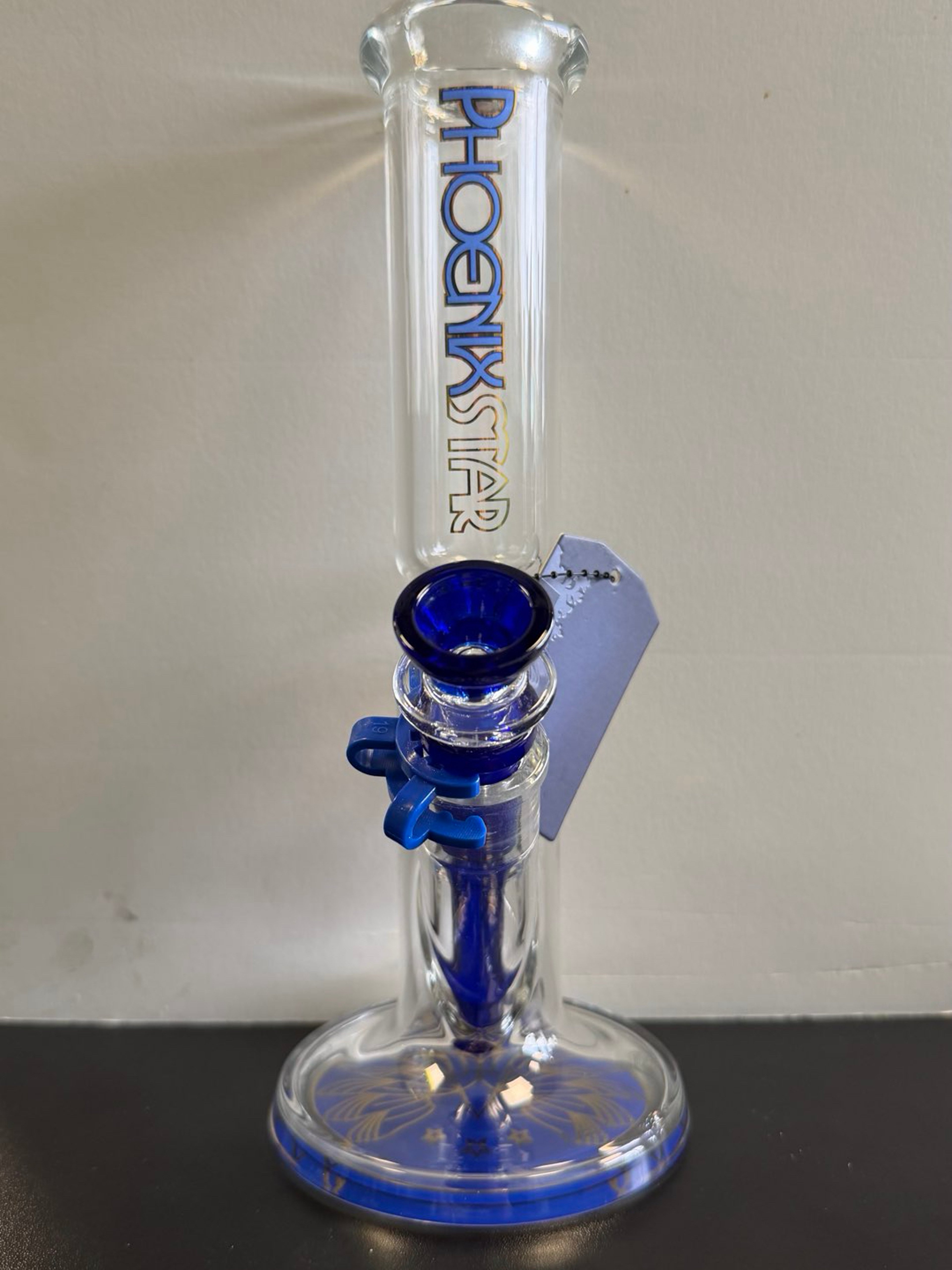 Preview pic of 10” Phoenix Star Straight Tube - Blue
