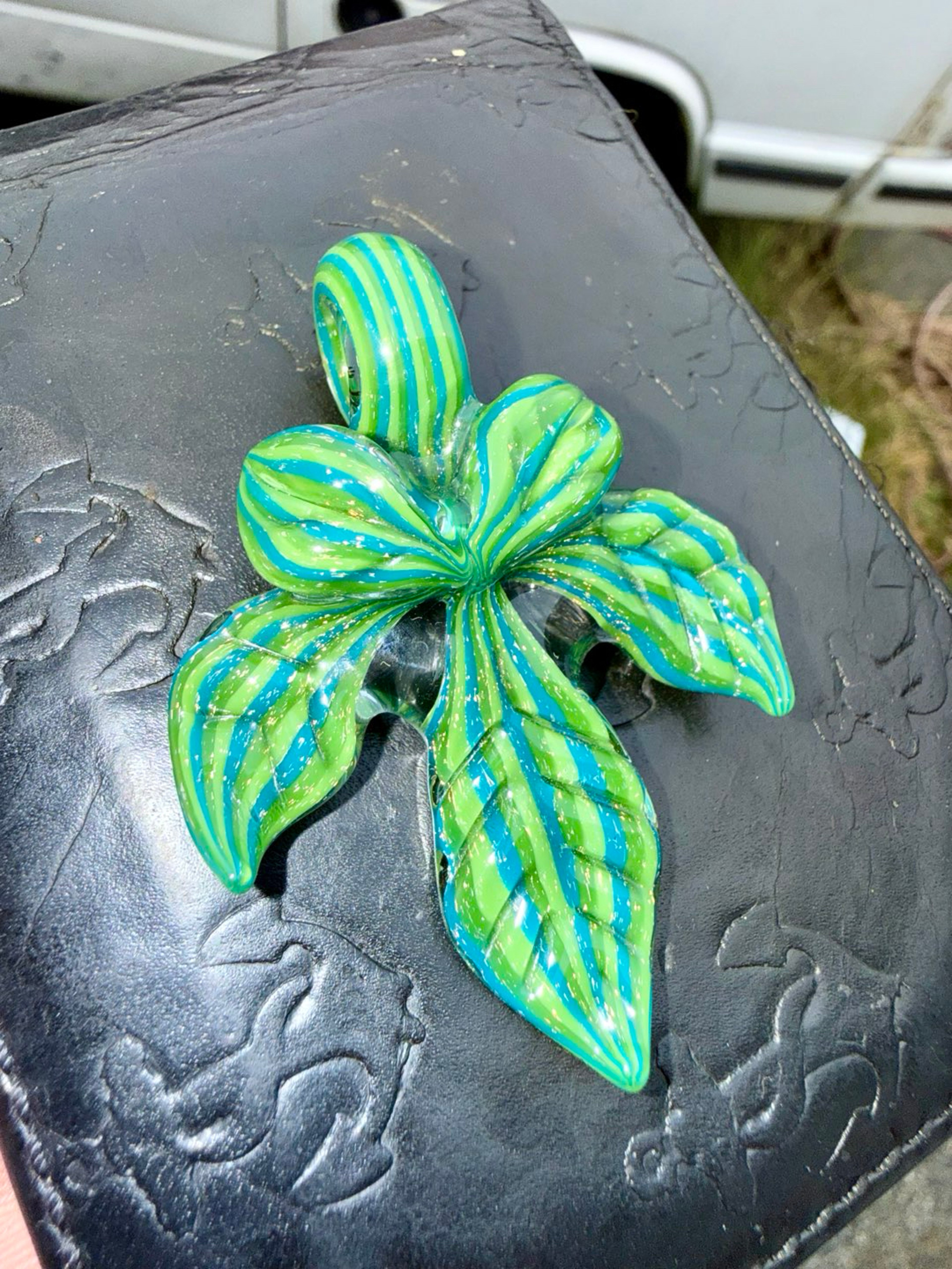 Mr Gray X Darby Leaf Pendant image 0