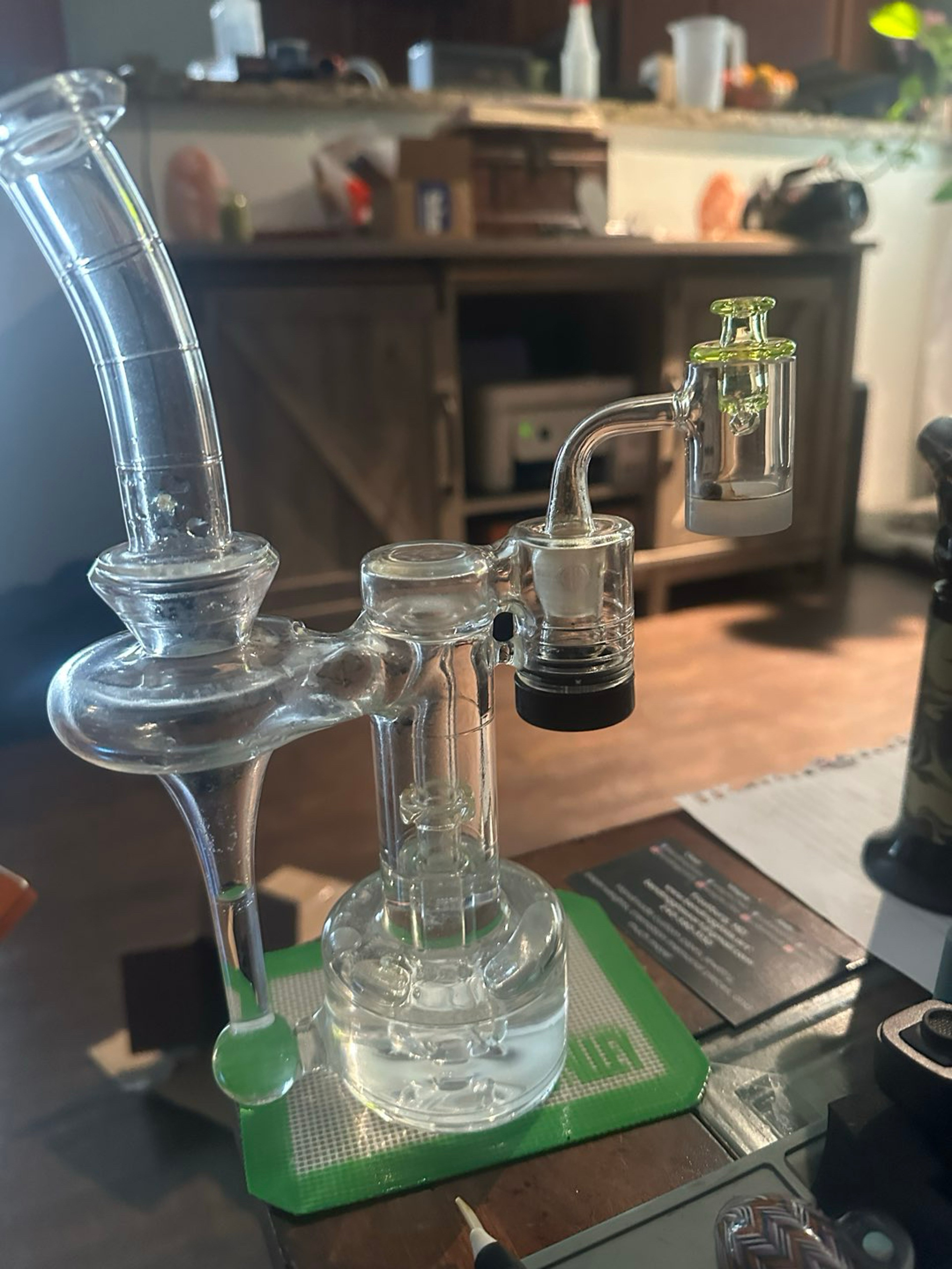 Preview pic of Jeff Glass Art Silicone RBR reclaim recycler