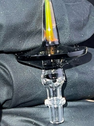 Preview pic of Moose and Fire Galaxy Ion Spike Puffco 3DXL joystick