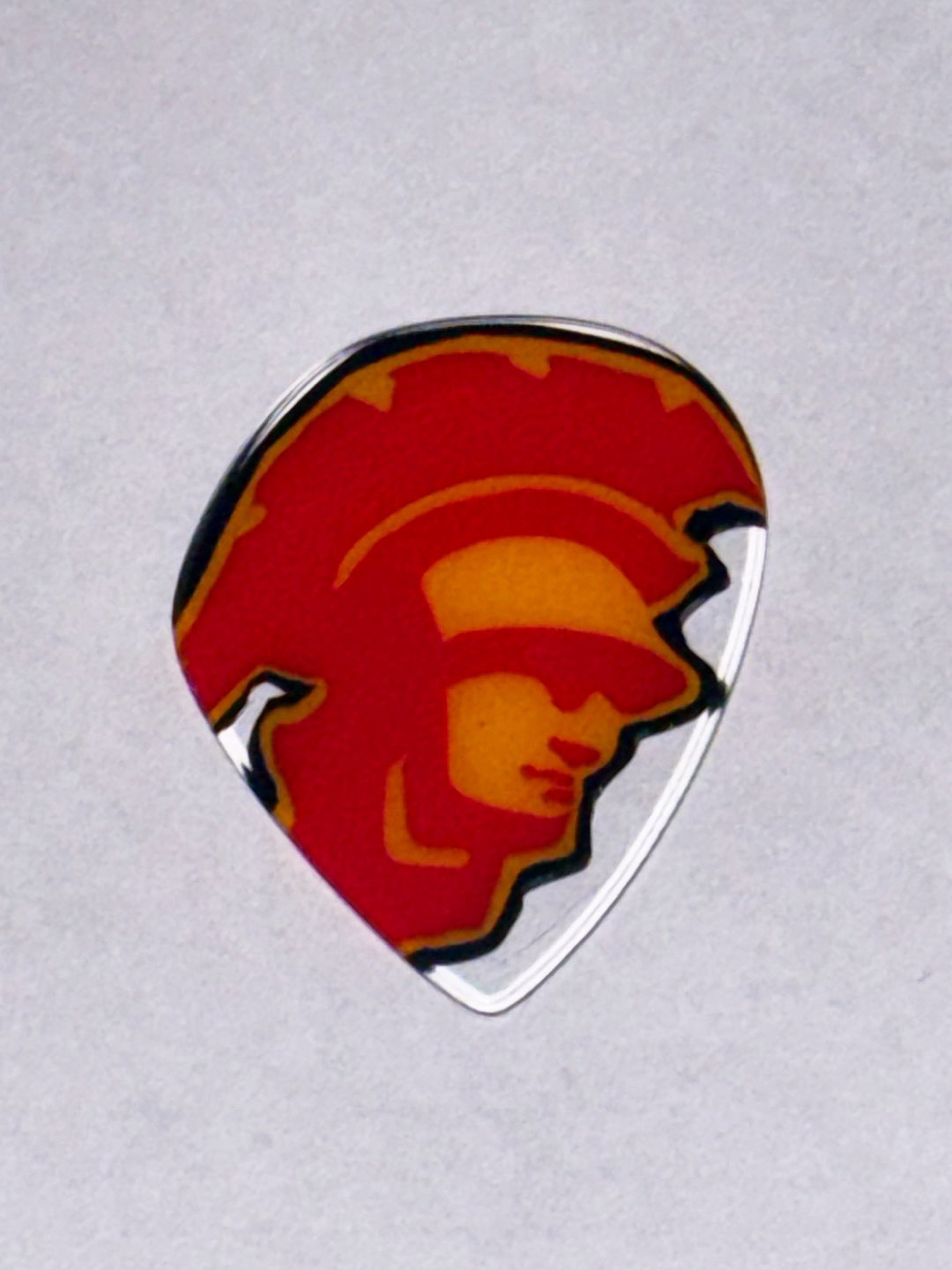 Preview pic of Trojans Glass Guitar Pick
