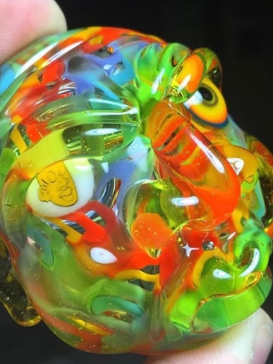 Preview pic of Wavy Gravy Nick Bailey x Mr Voorhees x Ryan McCluer 2017 pendant rainbow