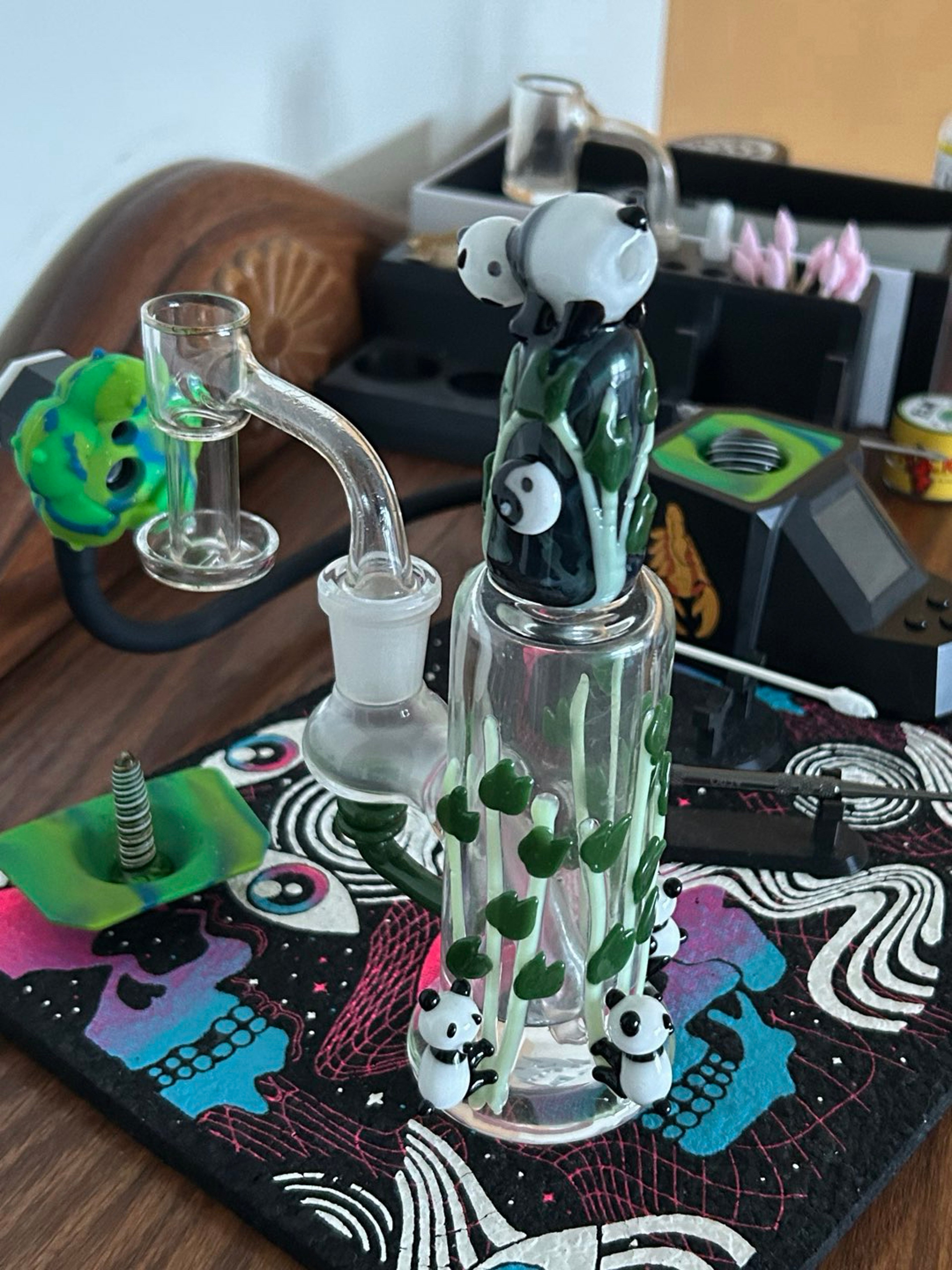 Preview pic of Empire Glass Climbing Pandas Mini Rig