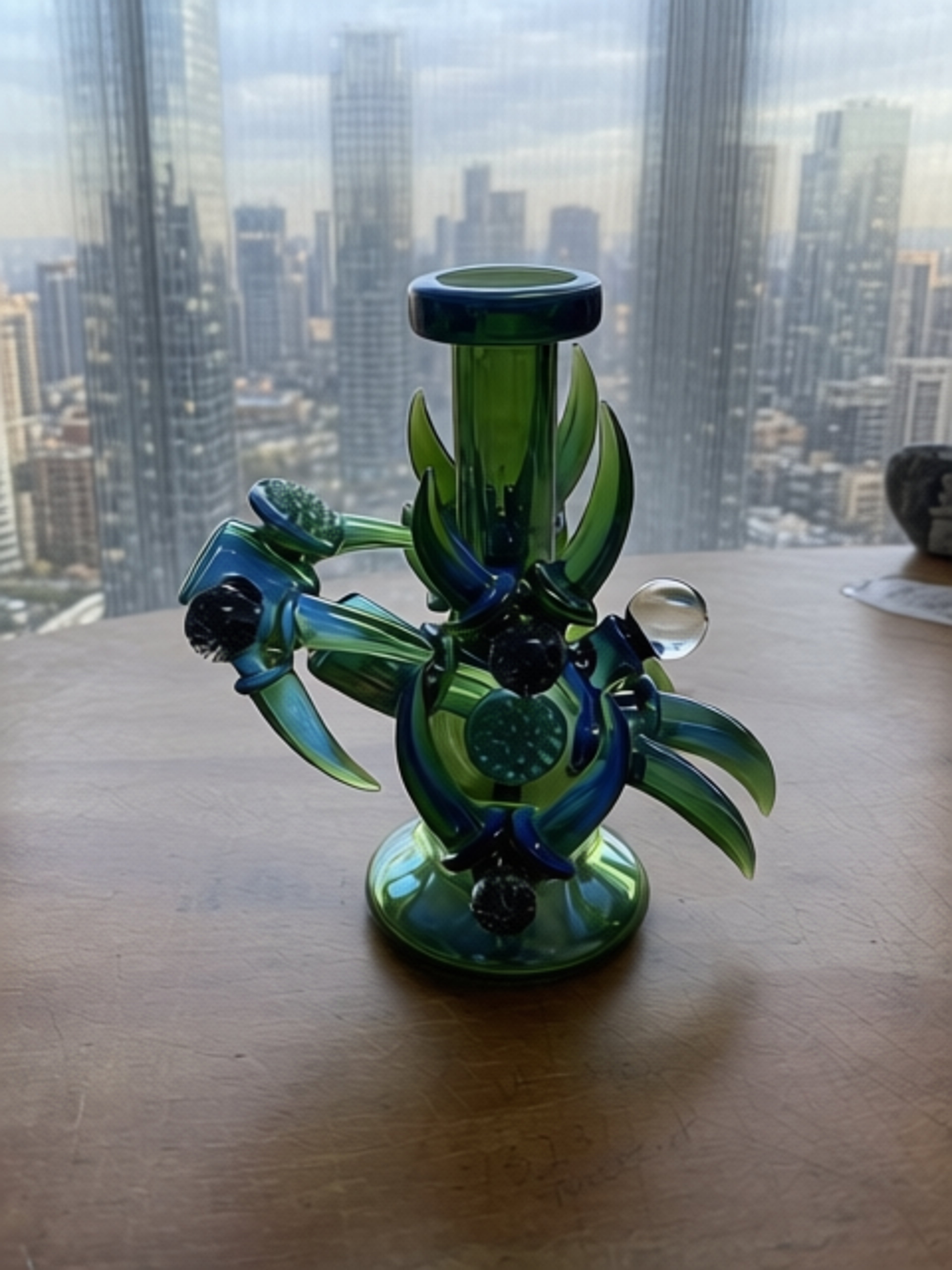 Preview pic of Heady green spike mini tube