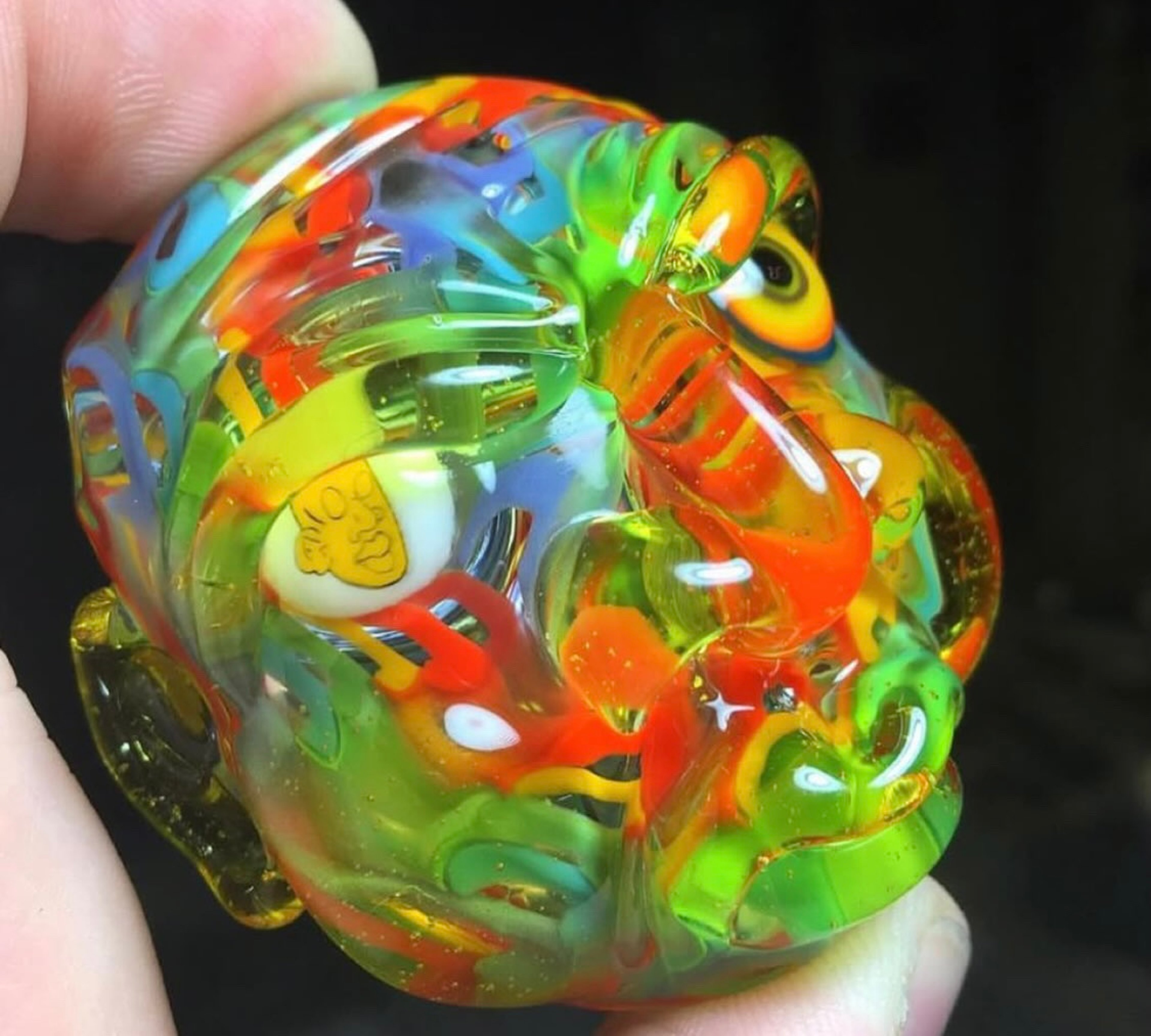 Preview pic of Wavy Gravy Nick Bailey x Mr Voorhees 2017 pendant rainbow.