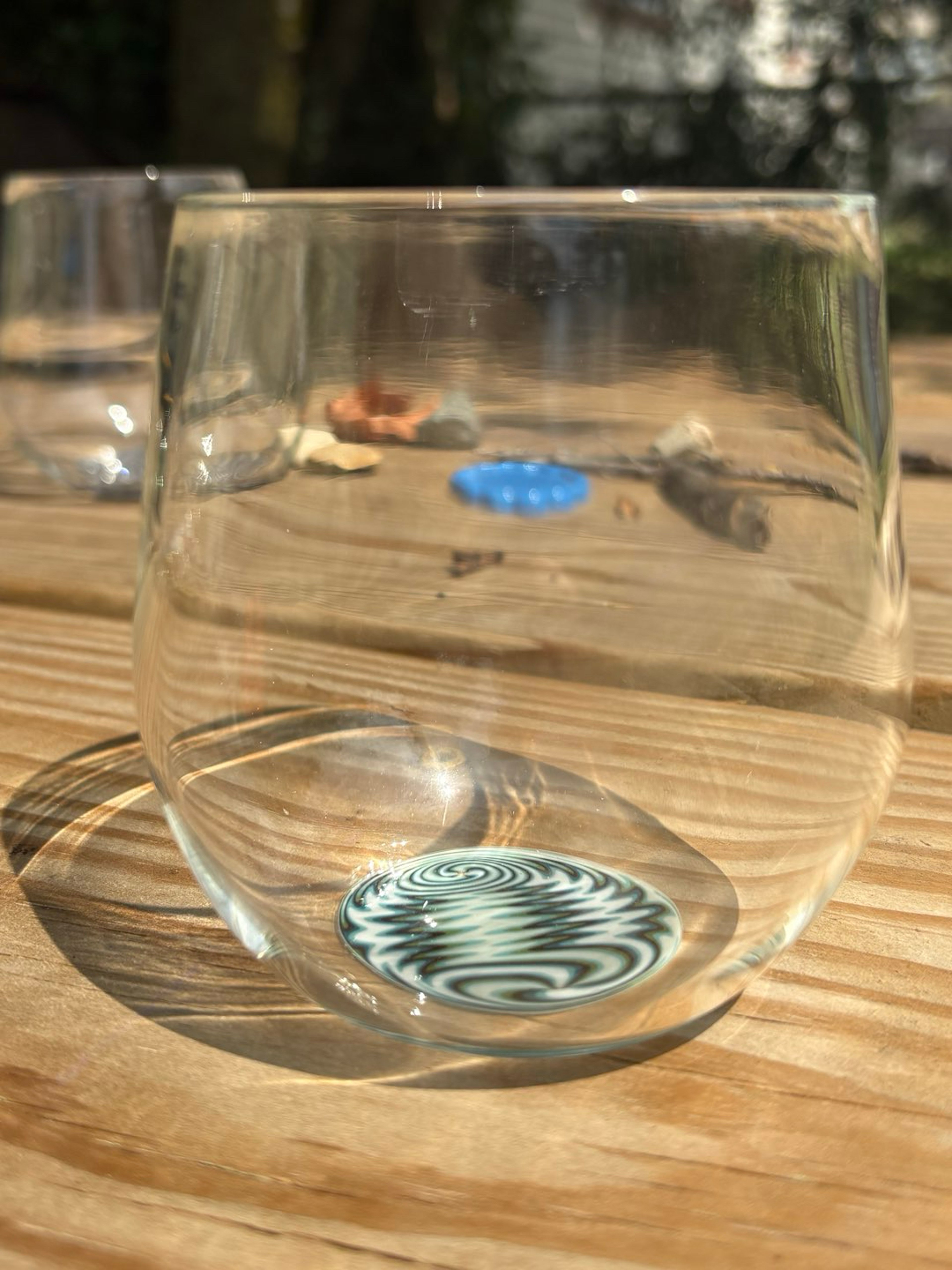 Plymouth Flameworks Wine glass image 0