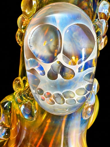 Preview pic of Bob Snodgrass Travis Wigger Chong pipe bong 420 Skull