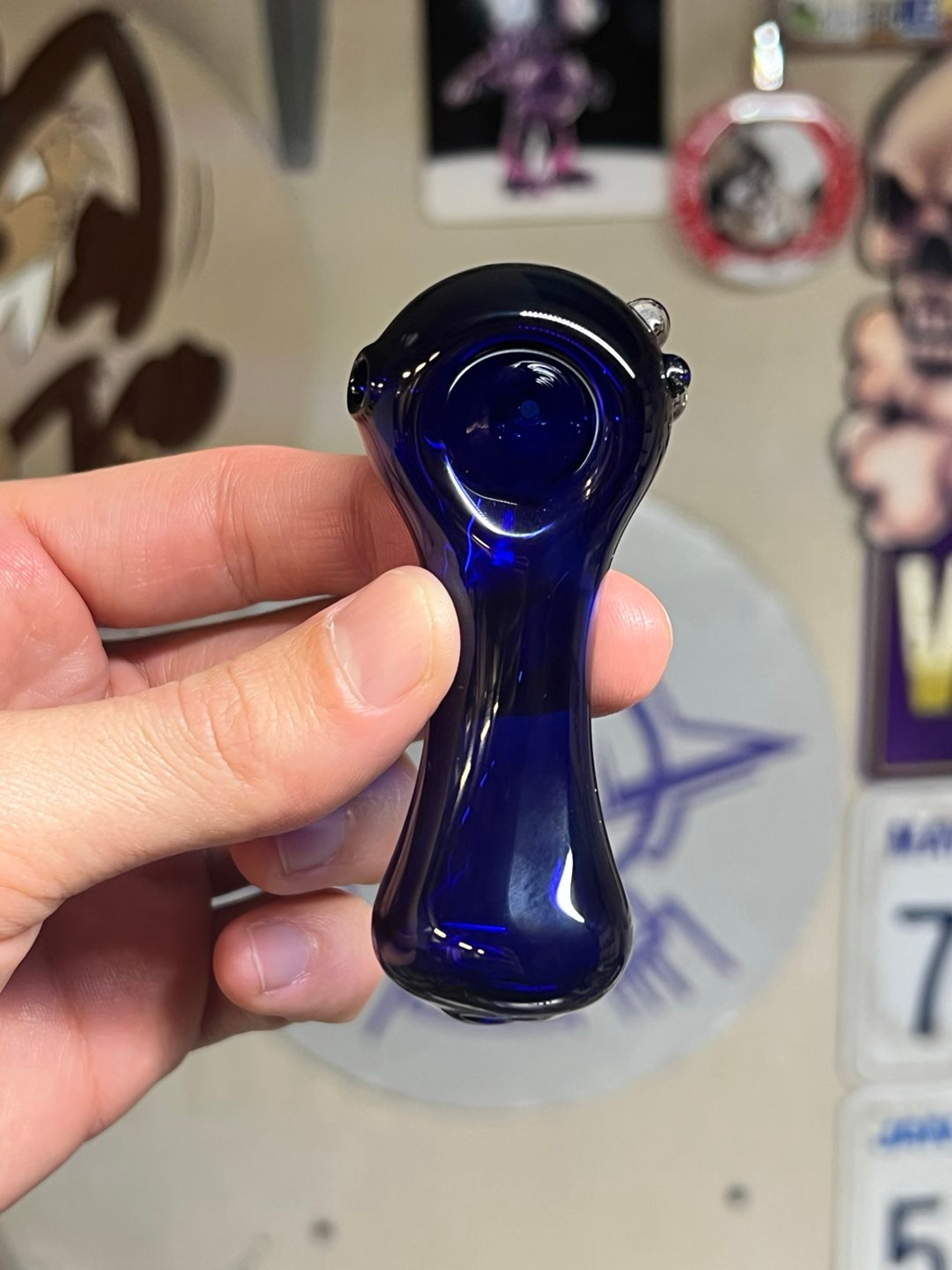 Cobalt spoon, UV accents image 0