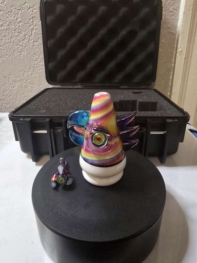 Preview pic of Rj Glass Puffco Peak Pro Dry Top with Joystick