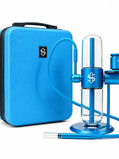 Preview pic of Cookies Stundenglass Gravity Hookah Bong Glass with Case Protector Water Pipe