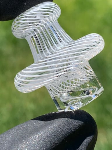 Preview pic of Linework Spinner Cap by Willywolly Glass