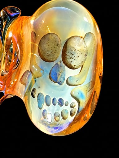 Preview pic of Travis Wigger Snodgrass Chong skull bong 420 pipe