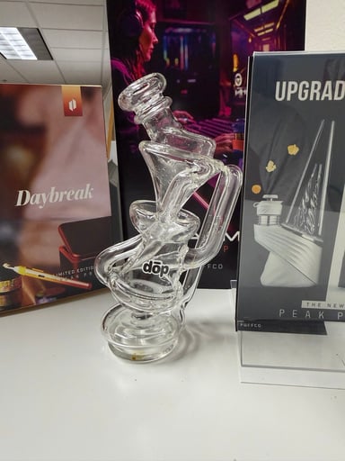 Preview pic of DŌP Glass Floating Recycler for Puffco Peak / Peak Pro – Clear