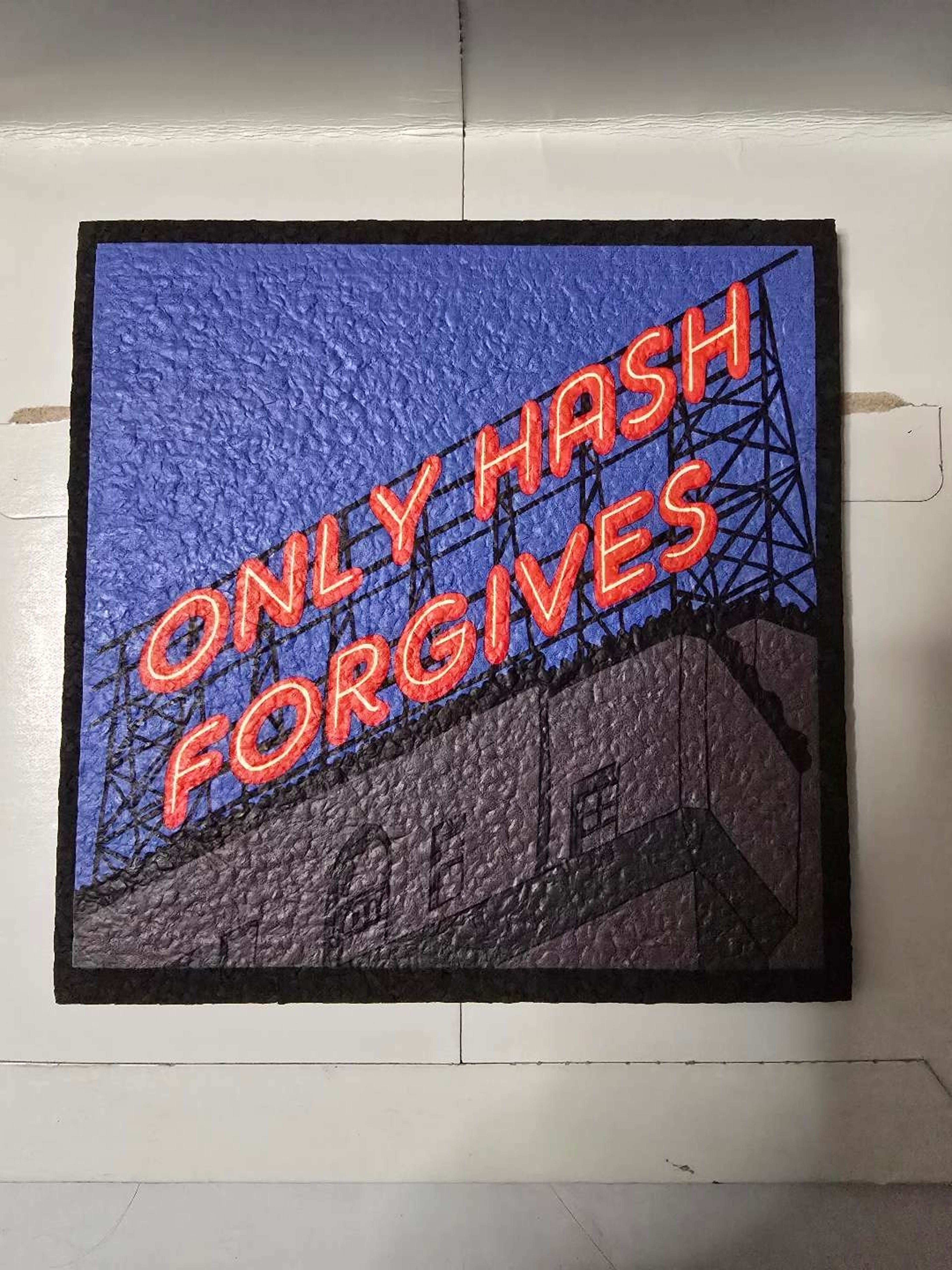 Preview pic of Wookerson Studios x HQ x Moodmats "Only Hash Forgives" Moodmat