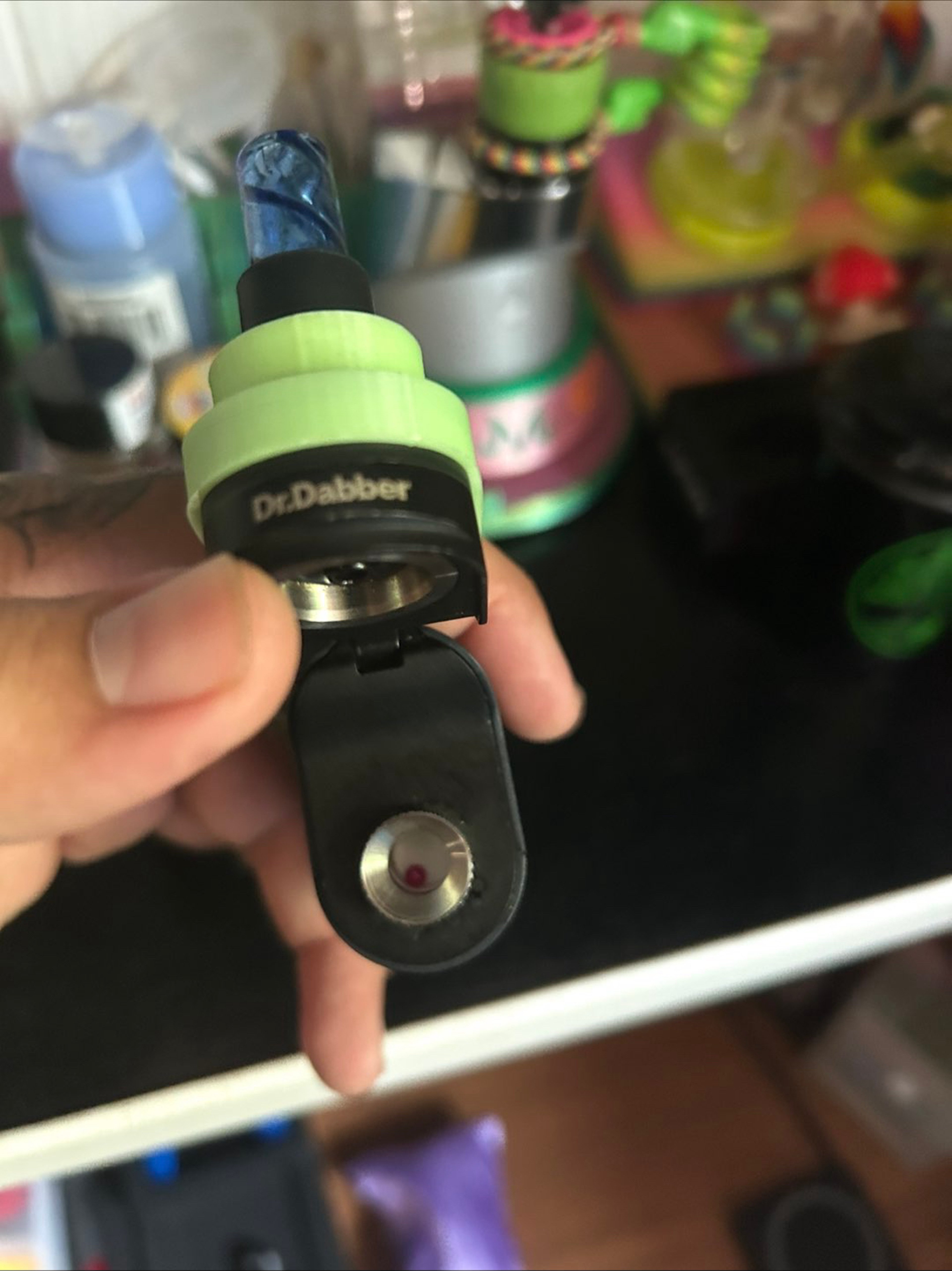 Preview pic of Dr dabber ghost 2 with nope2dope mouthpiece