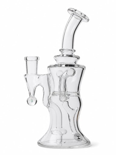 Preview pic of Roots Glass 8″ Full Size Gilly Recycler with Opal