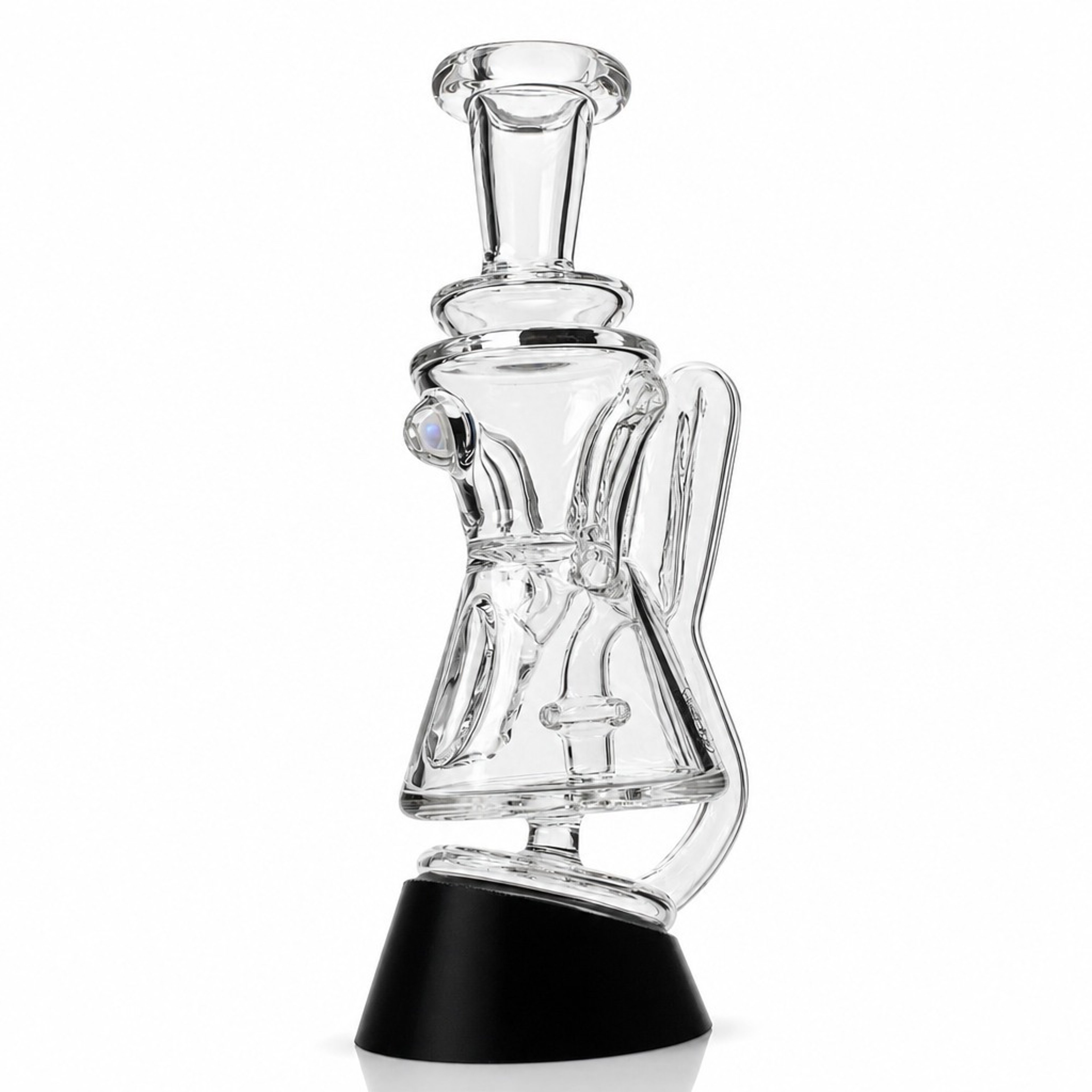 Preview pic of Roots Glass Opal Gilly Recycler Puffco Peak Attachment