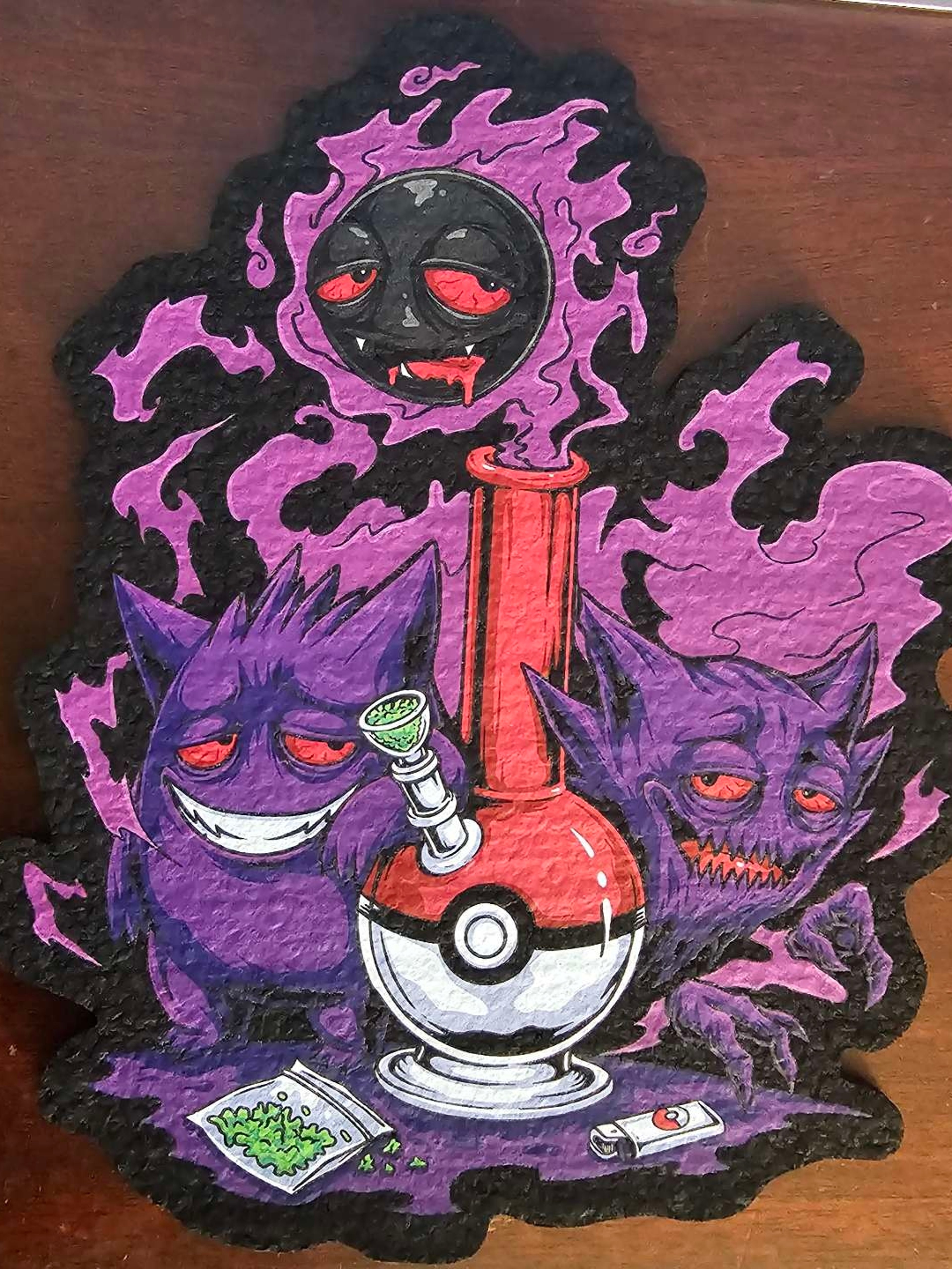 Preview pic of Treemasons High Spirits Moodmat Test Print. Will Trade for mats.