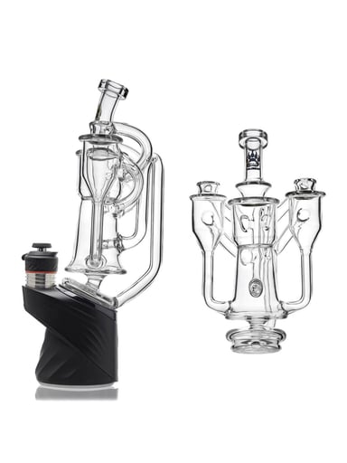 Preview pic of Dual Chamber Recycler Glass Attachment for Puffco Peak OG & Pro
