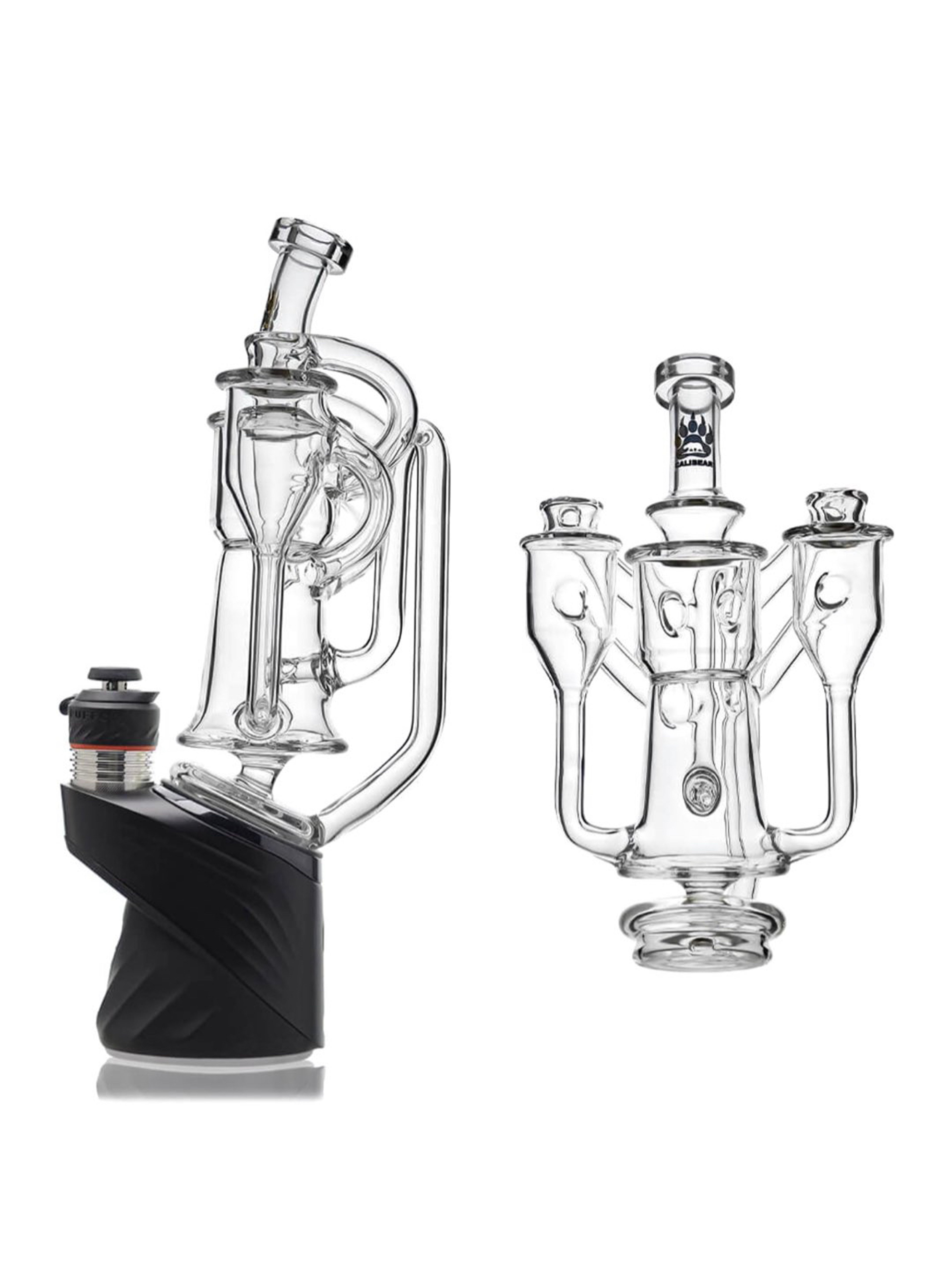 Preview pic of Dual Chamber Recycler Glass Attachment for Puffco Peak OG & Pro