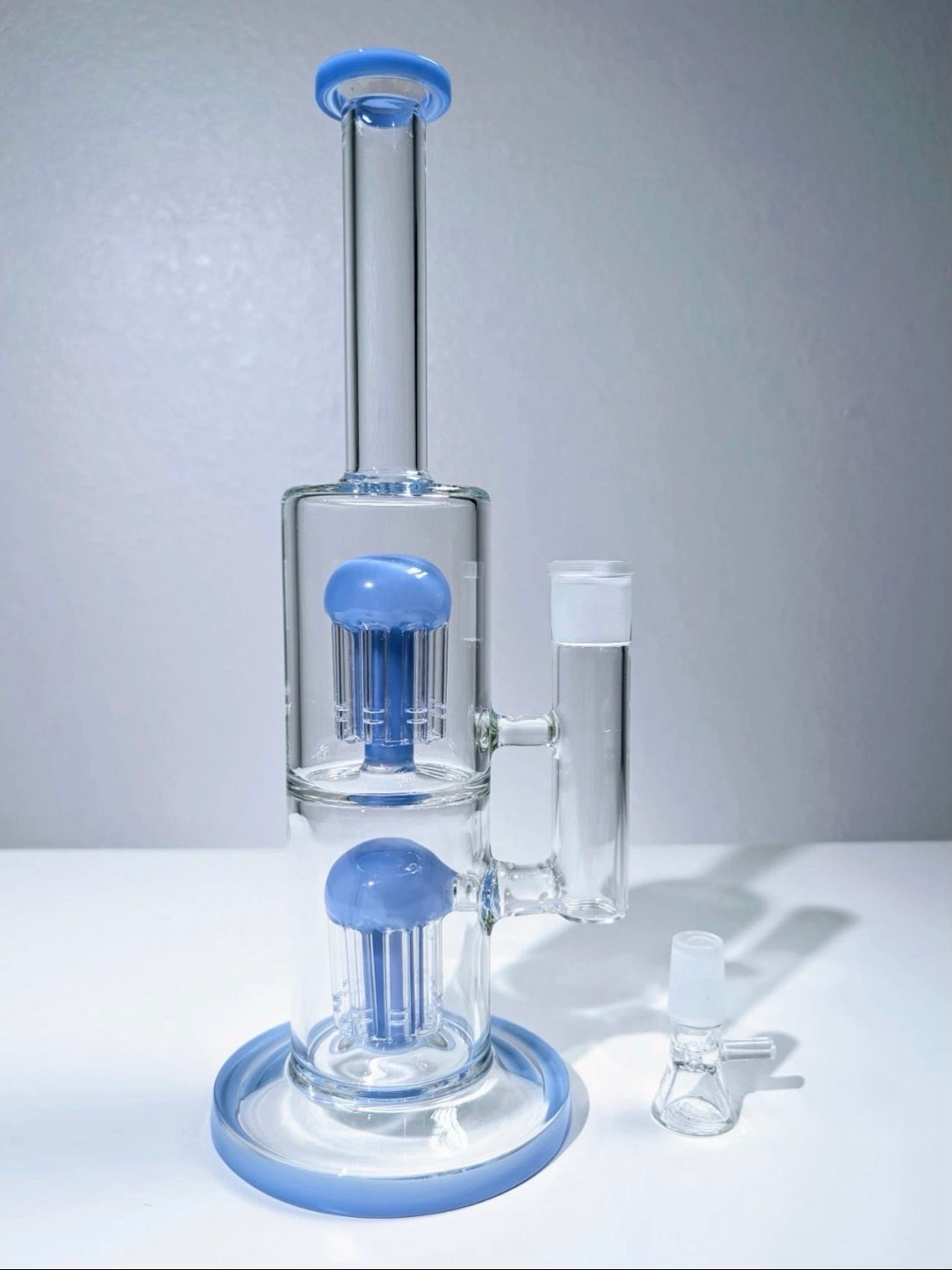Preview pic of 13" Blue Double Tree Perc 18mm