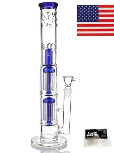 Preview pic of 16.5" straight tube tree perc bong
