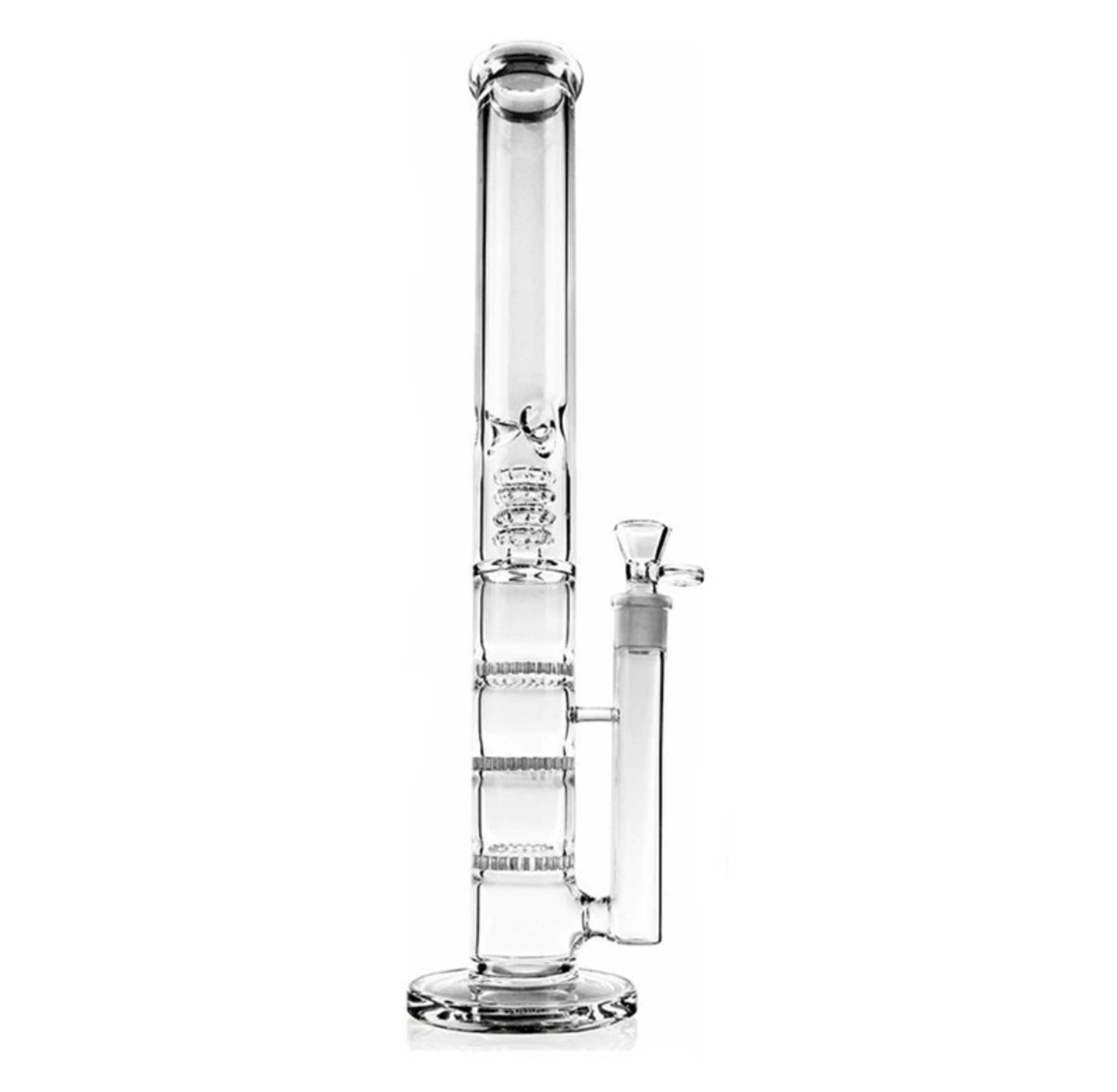 16.5" Heavy Bong Honeycomb Percolator Straight tube image 0
