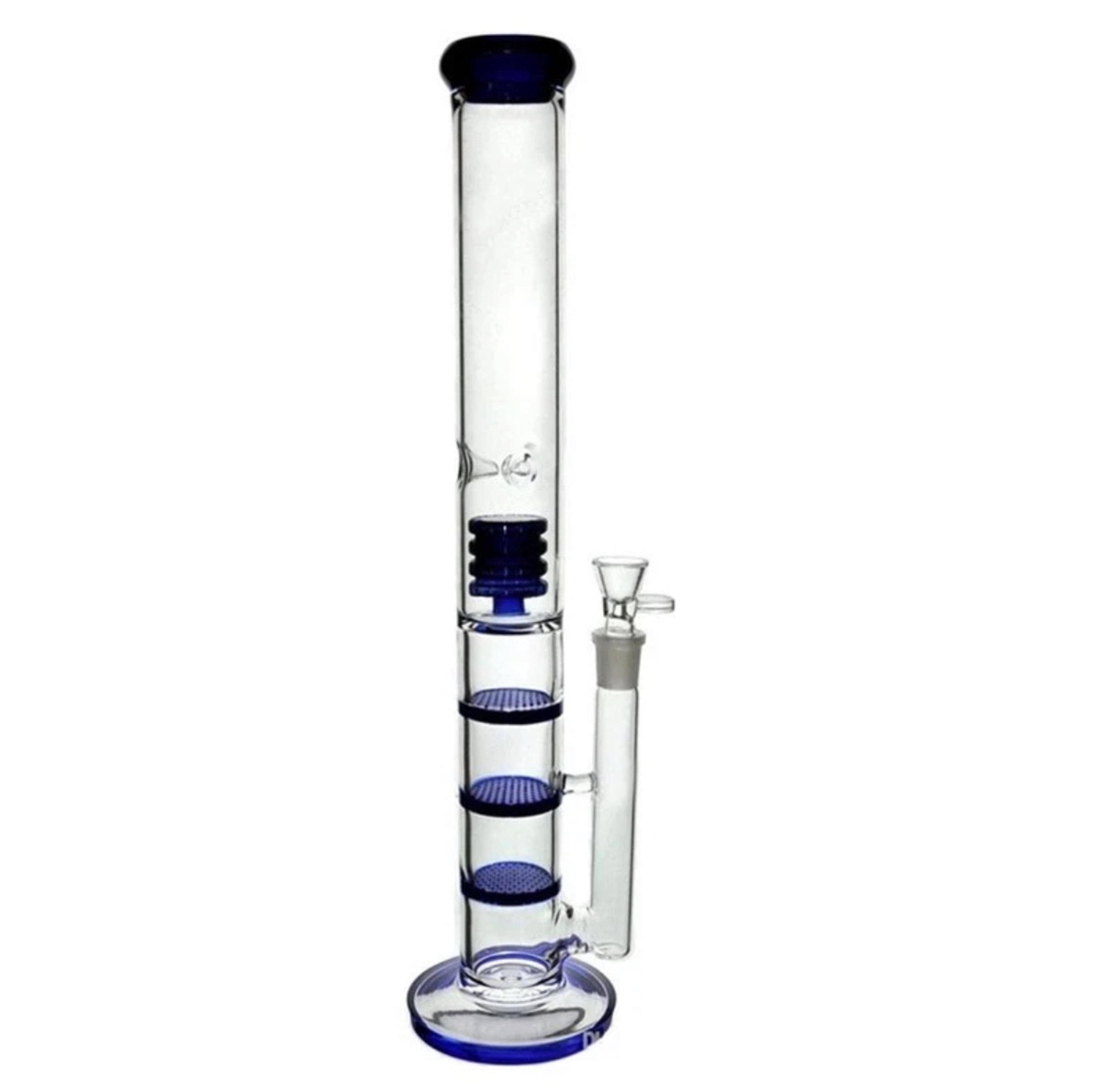 16.5" Heavy Glass Bong Honeycomb Percolator image 0