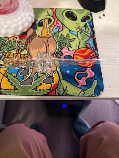 Preview pic of Clear, nectar collector with a small blue accent
