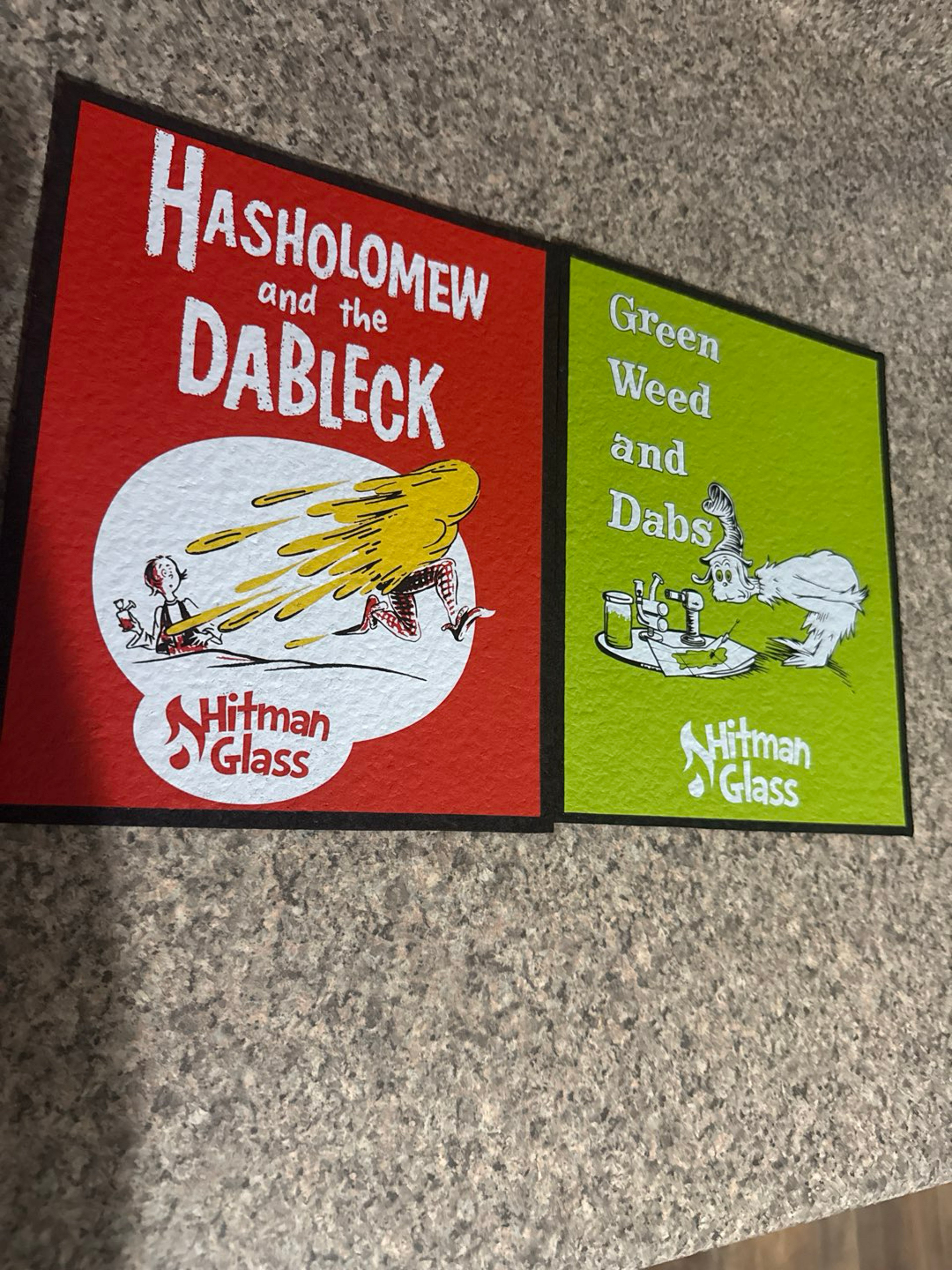 Preview pic of Hitman Glass Dr Seuss Moodmat