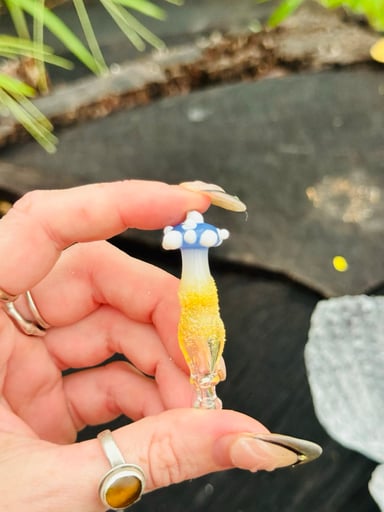 Preview pic of Blue mushroom joystick, 3D, new peak, proxy