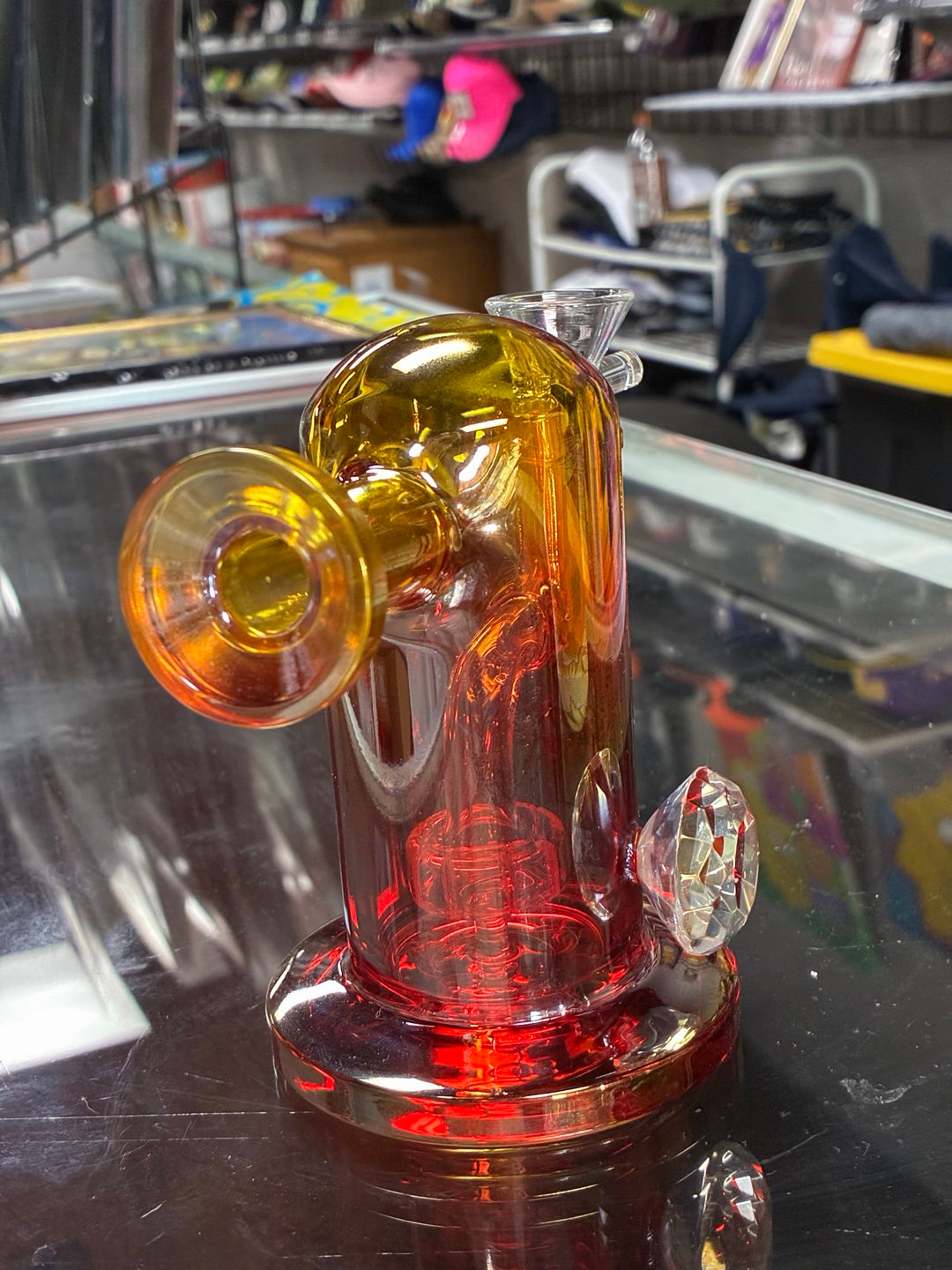 Preview pic of Sunset Fade Mini Glass Water Pipe