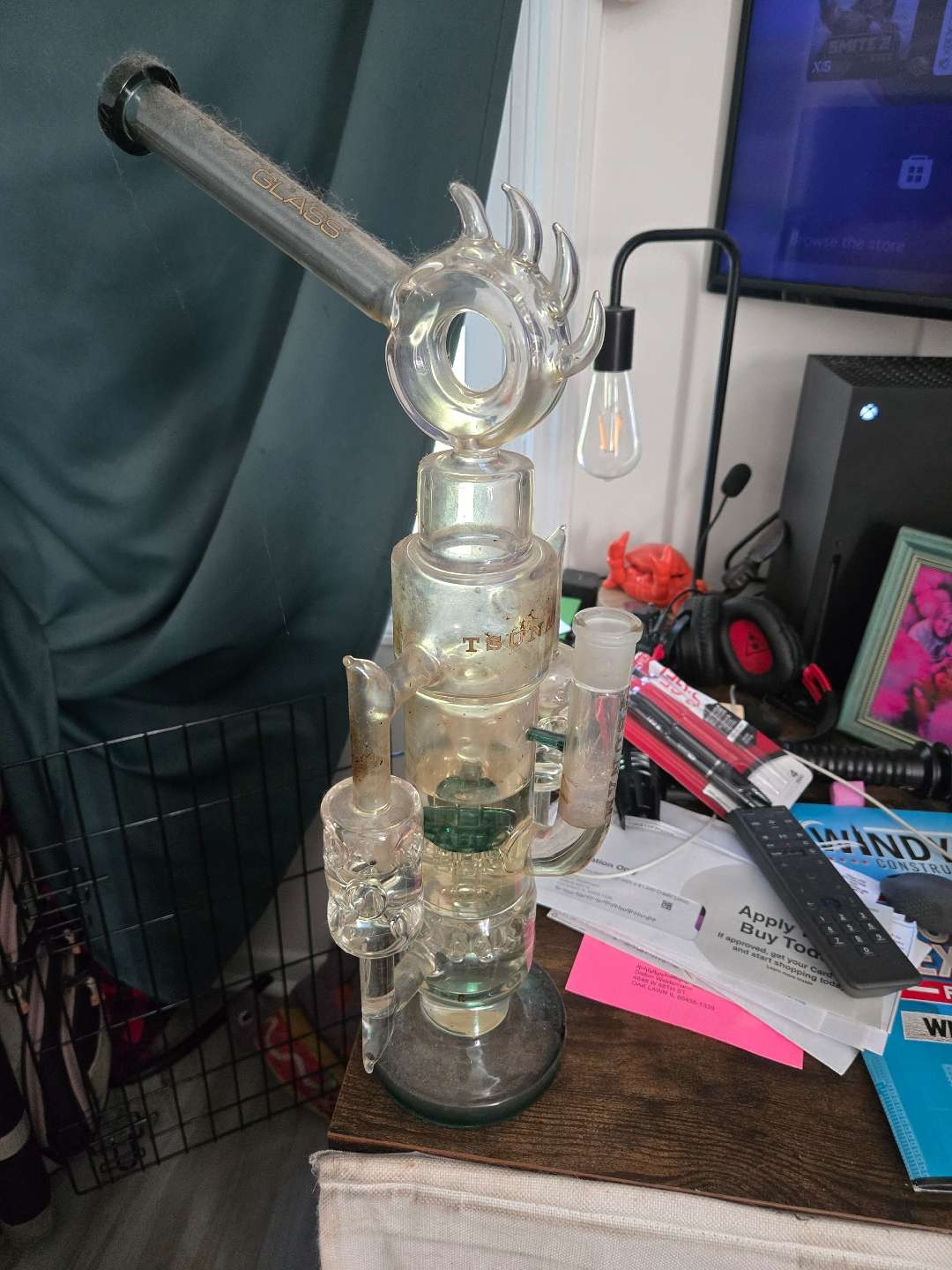Preview pic of Crazy tsunami glass piece