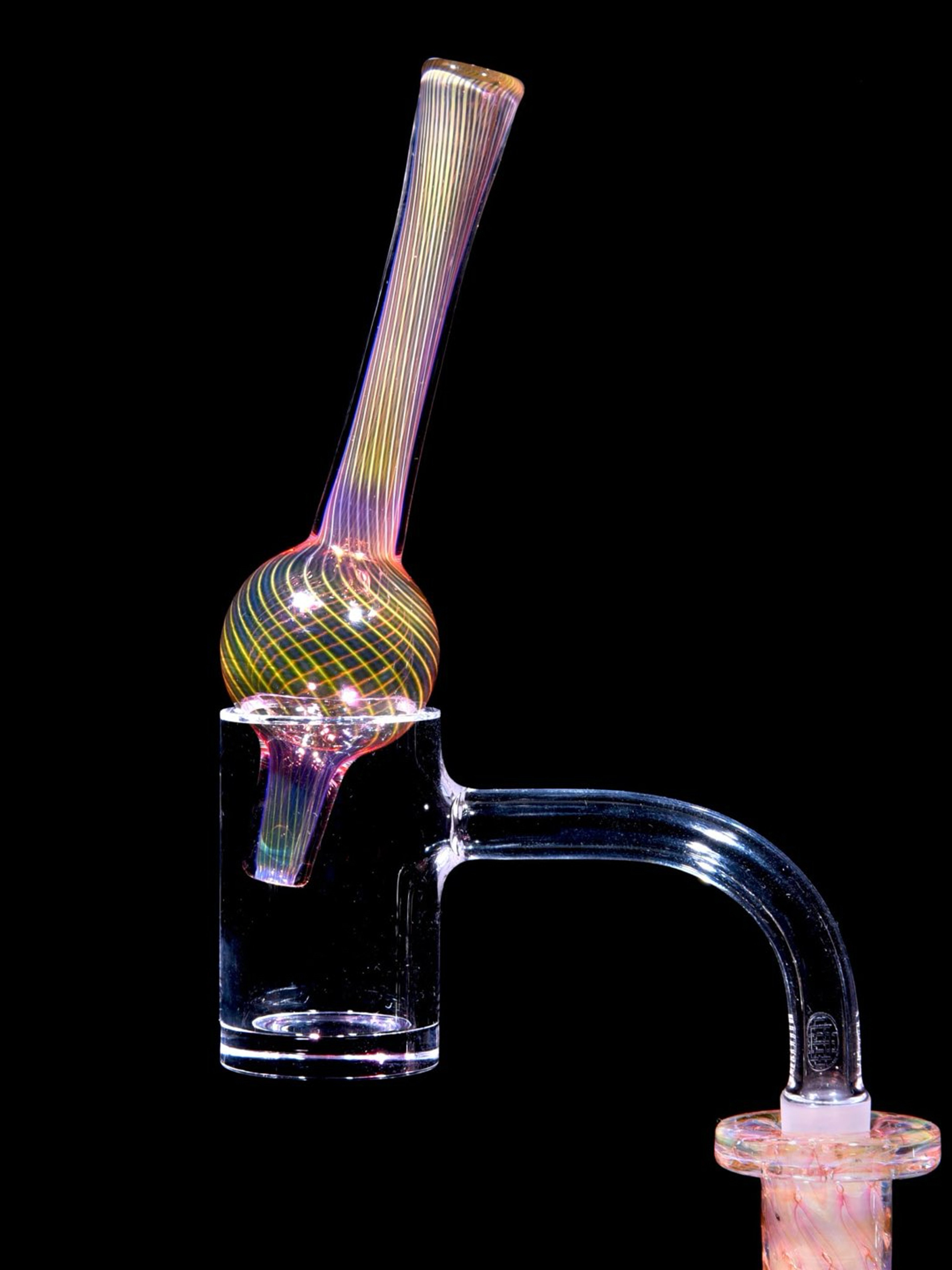 Preview pic of Kaliber Glass - Fully-worked Fumed Bubble Cap